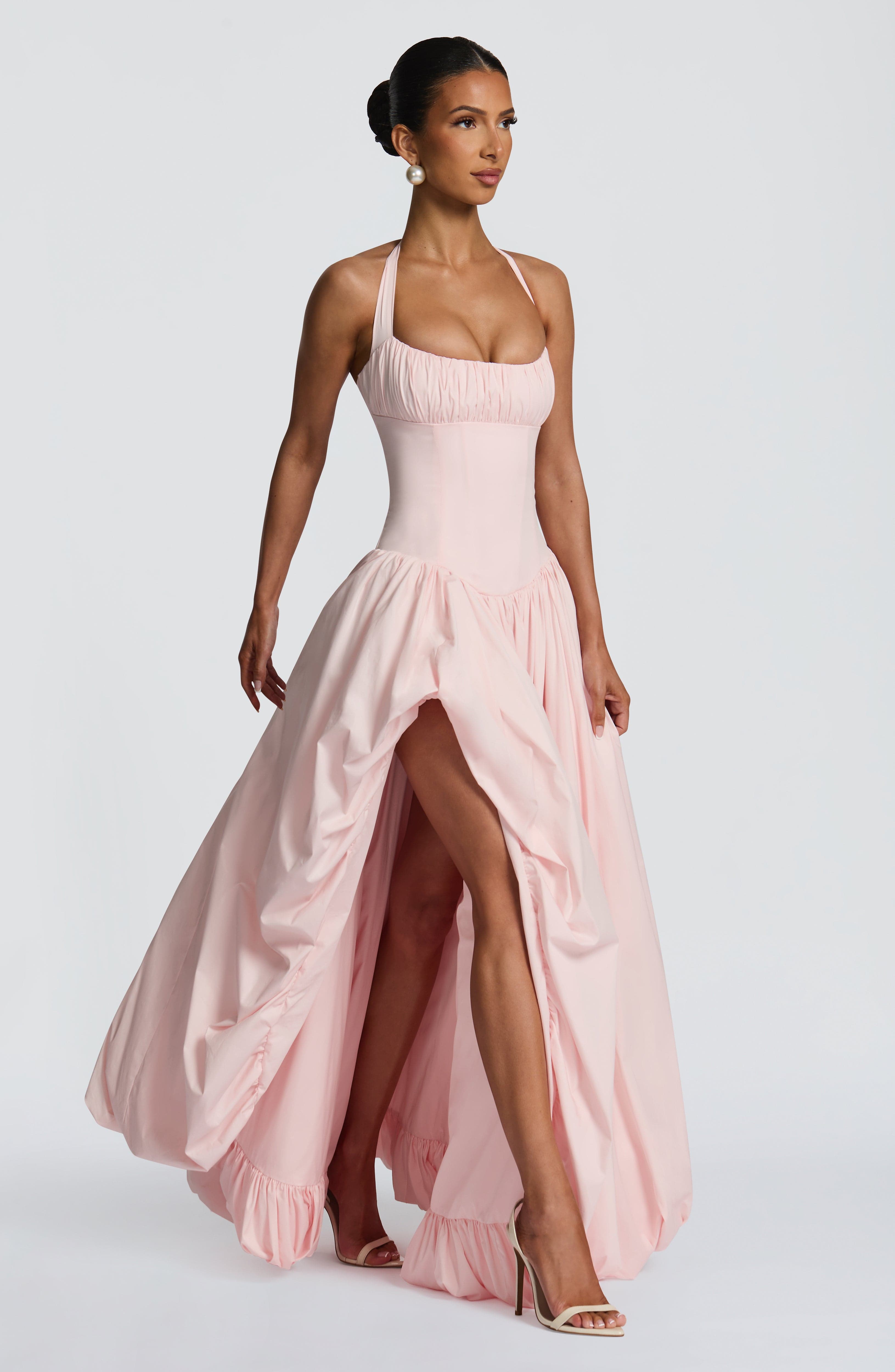 minilena Keira Maxi Dress Blush