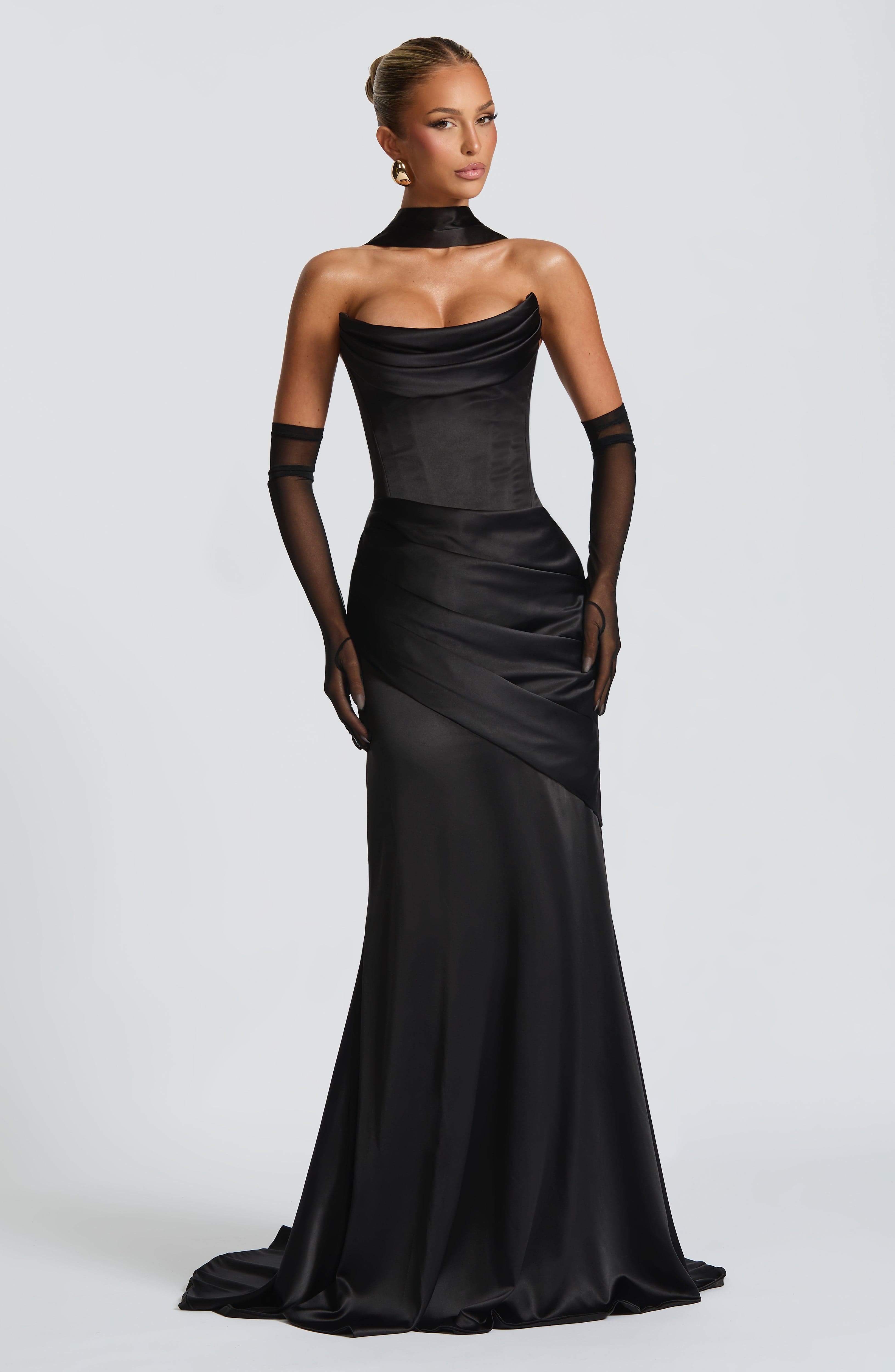 minilena Kensington Maxi Dress Black