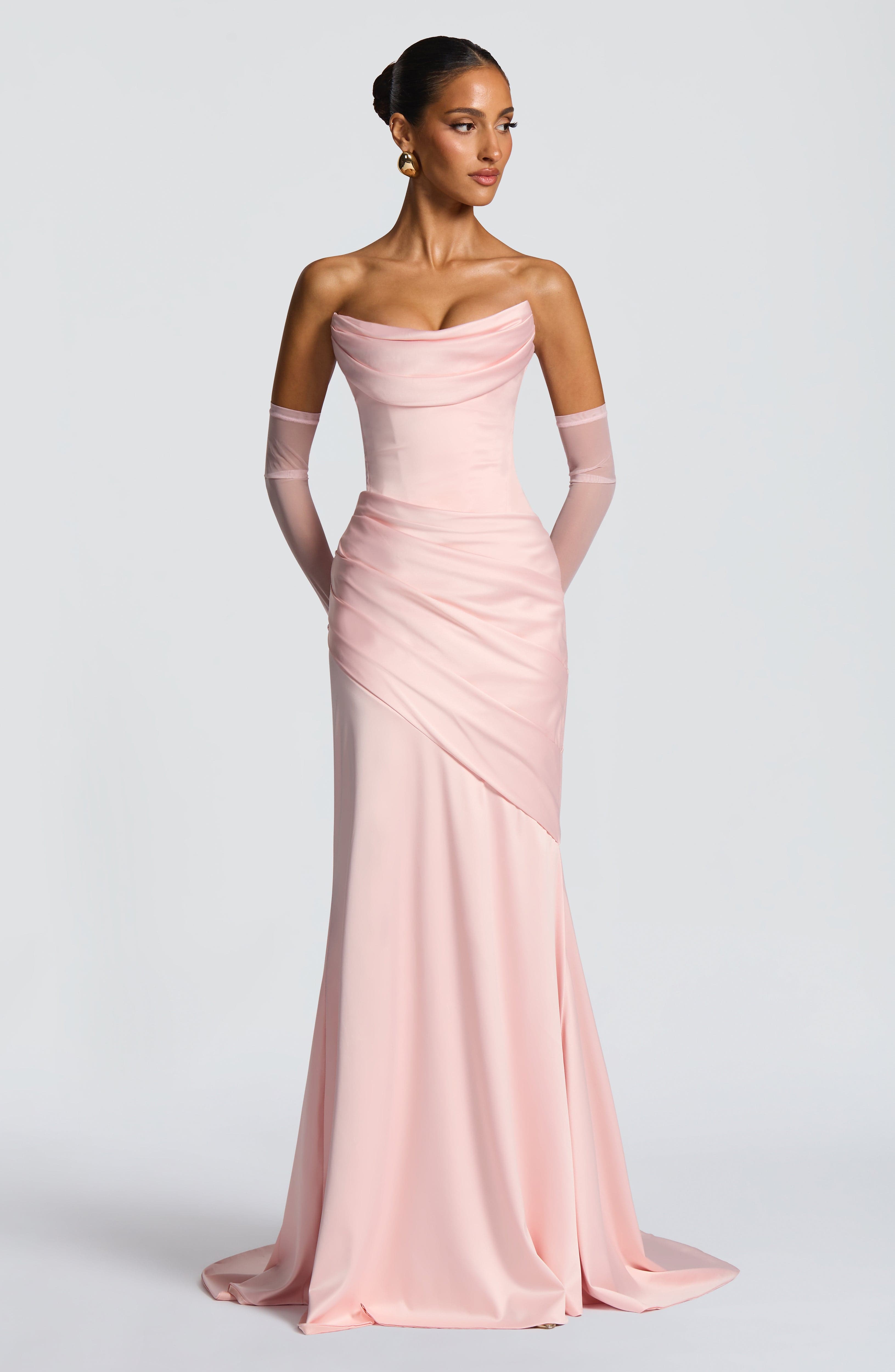 minilena Kensington Maxi Dress Blush