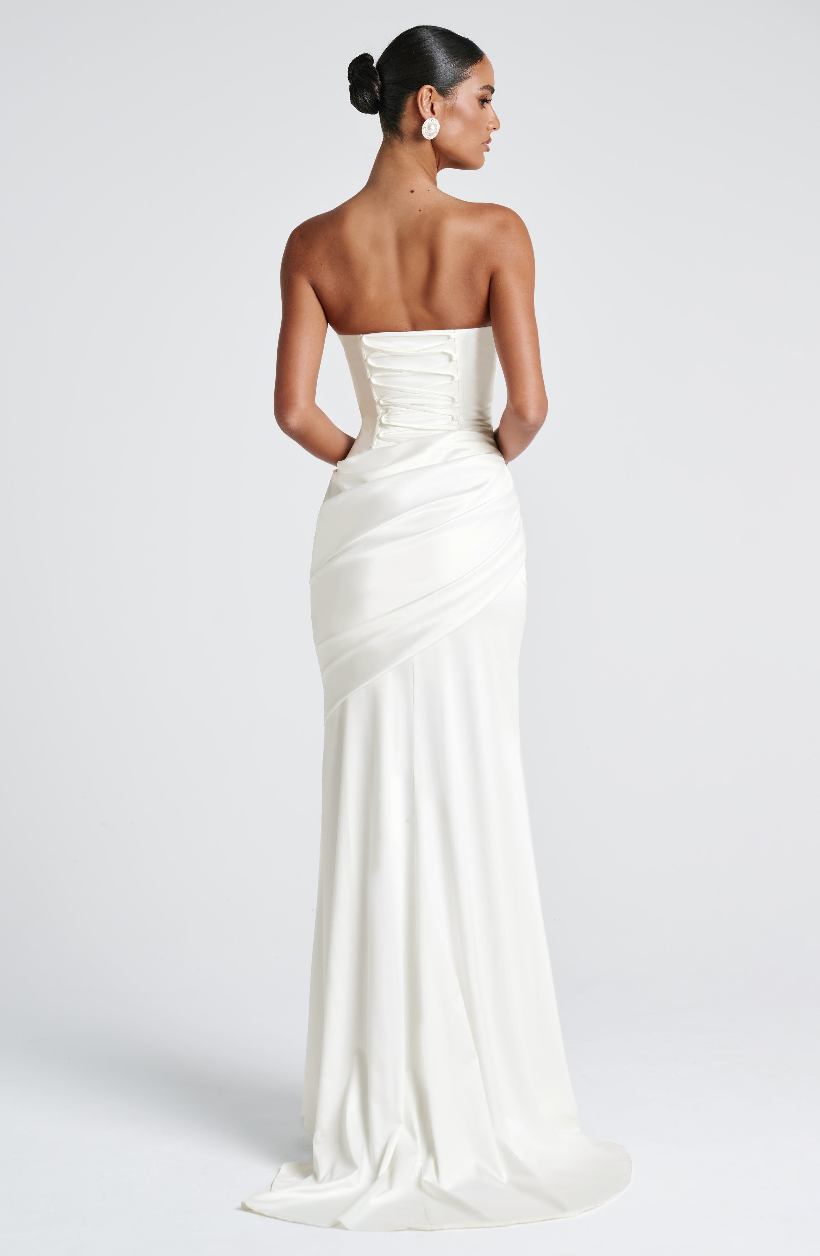 minilena Kensington Maxi Dress Ivory