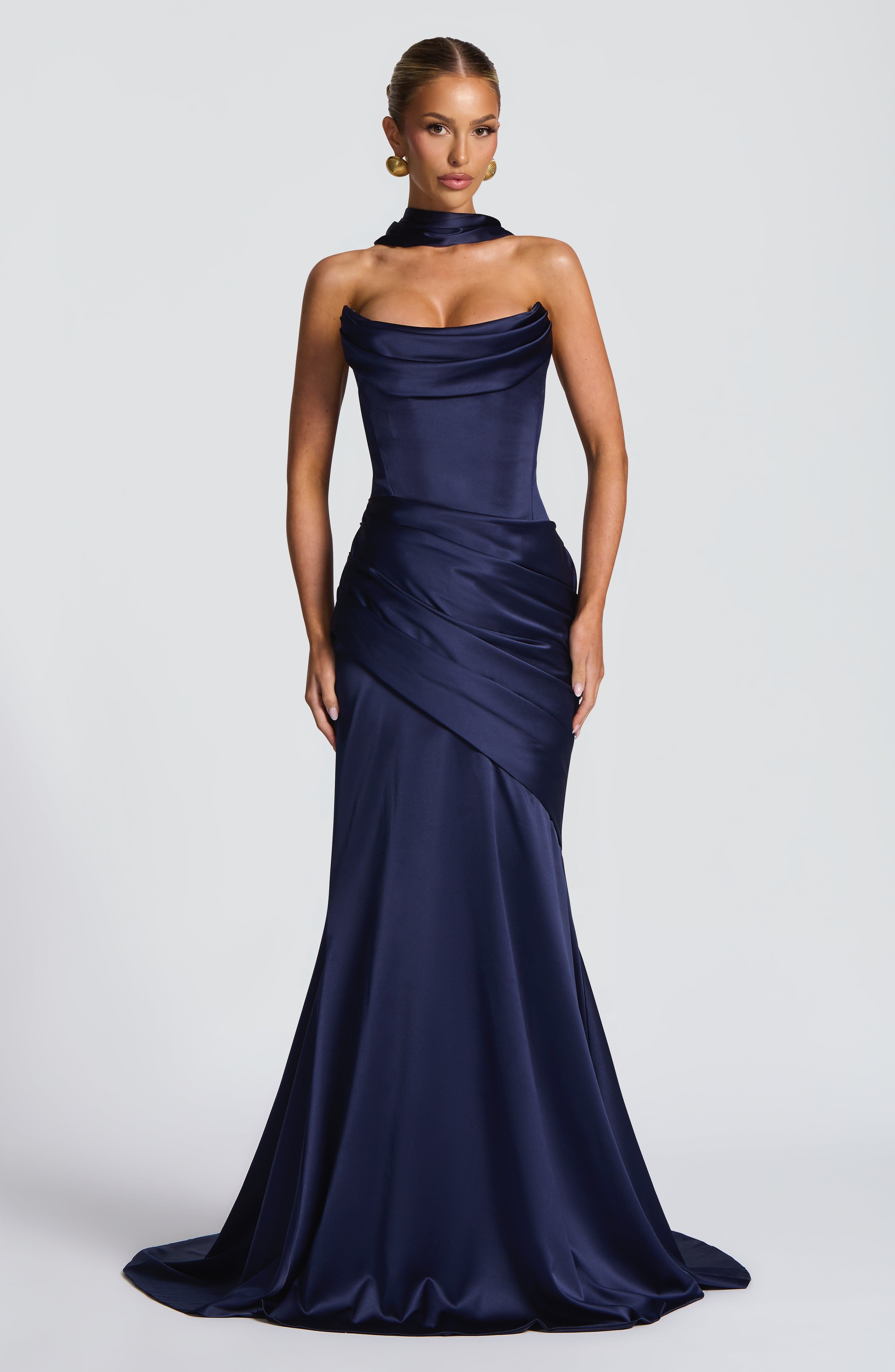 minilena Kensington Maxi Dress Navy