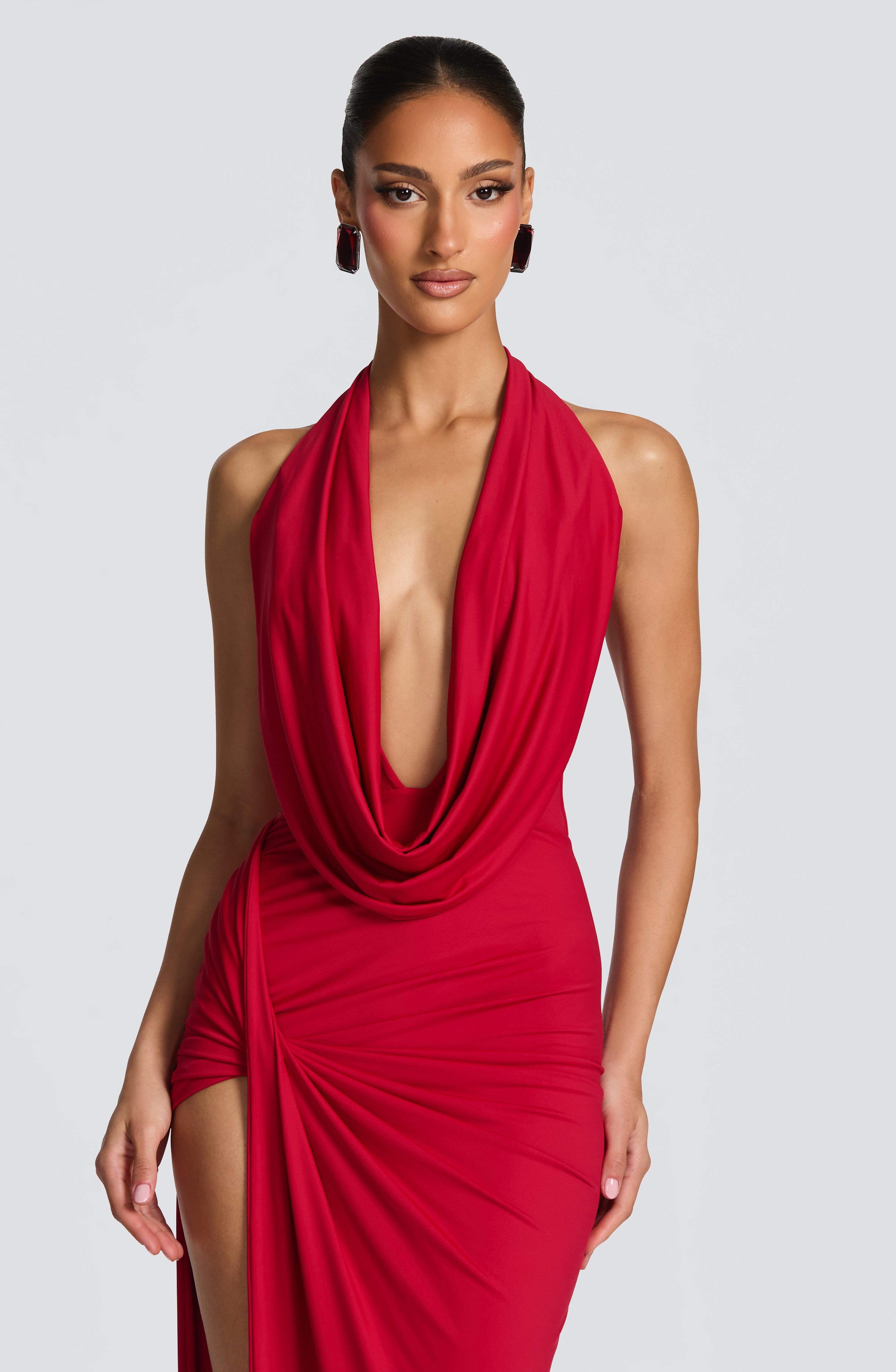 minilena Kingsley Maxi Dress Red