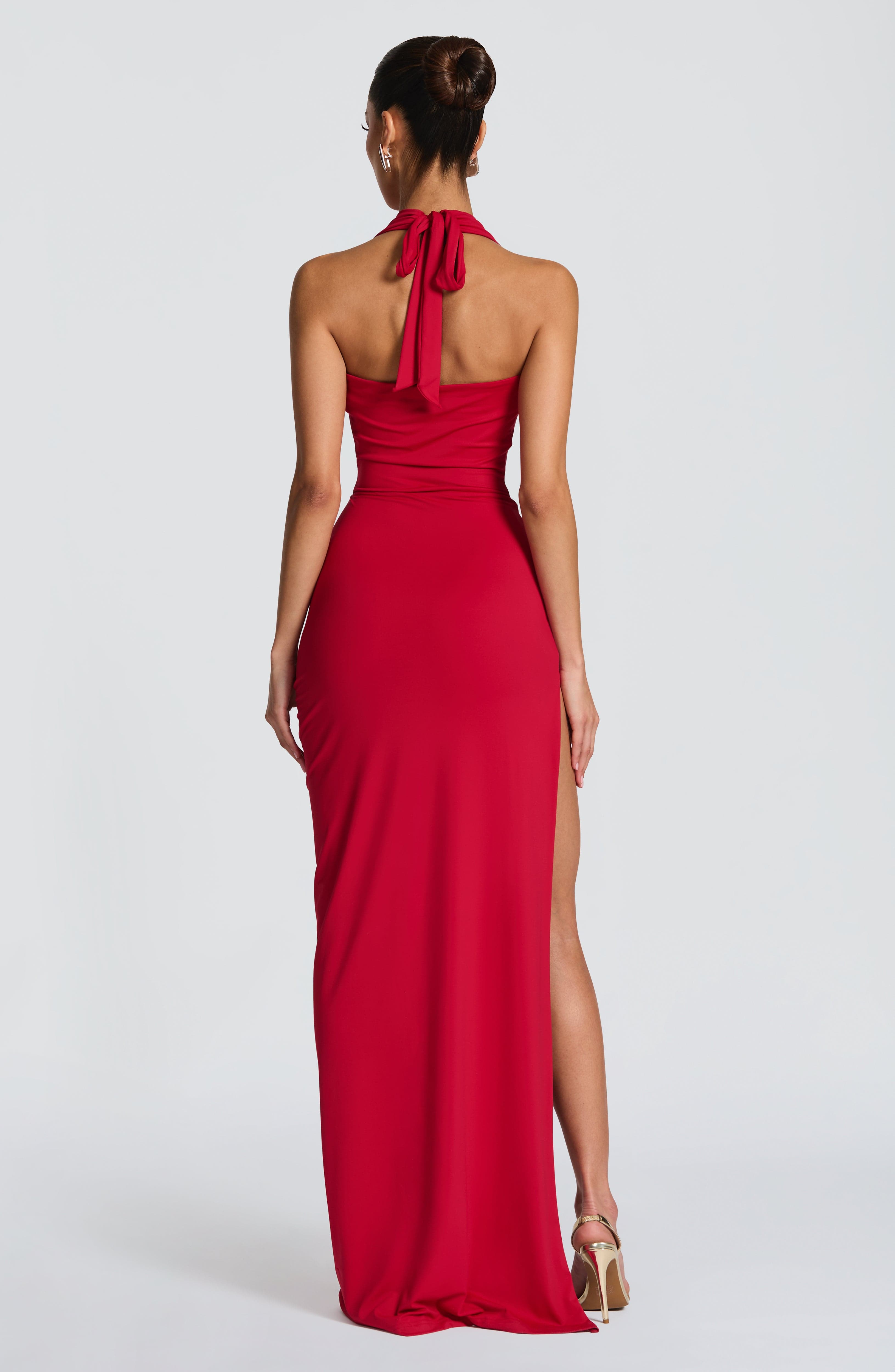 minilena Kingsley Maxi Dress Red