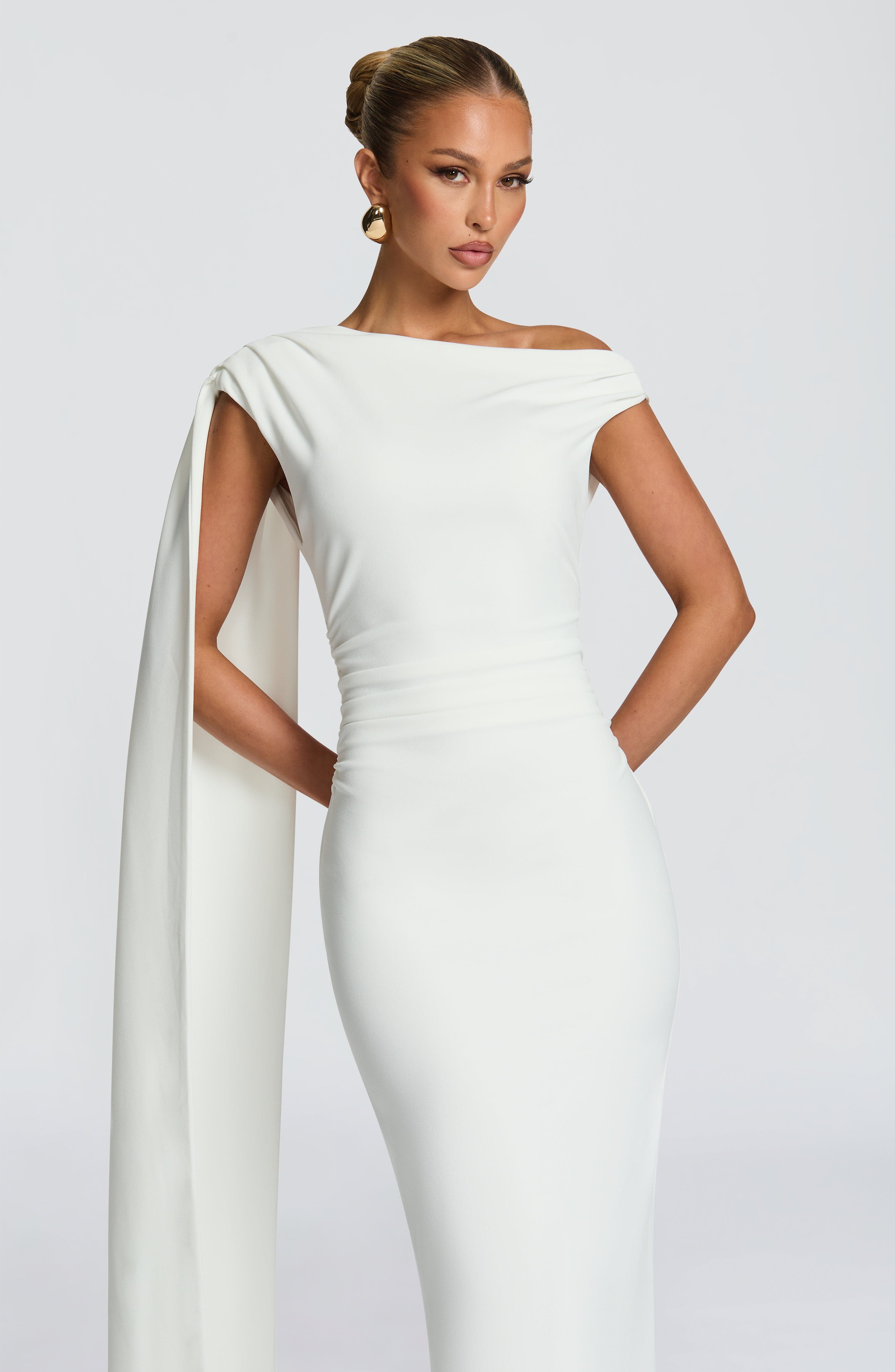 minilena Kylie Maxi Dress Ivory