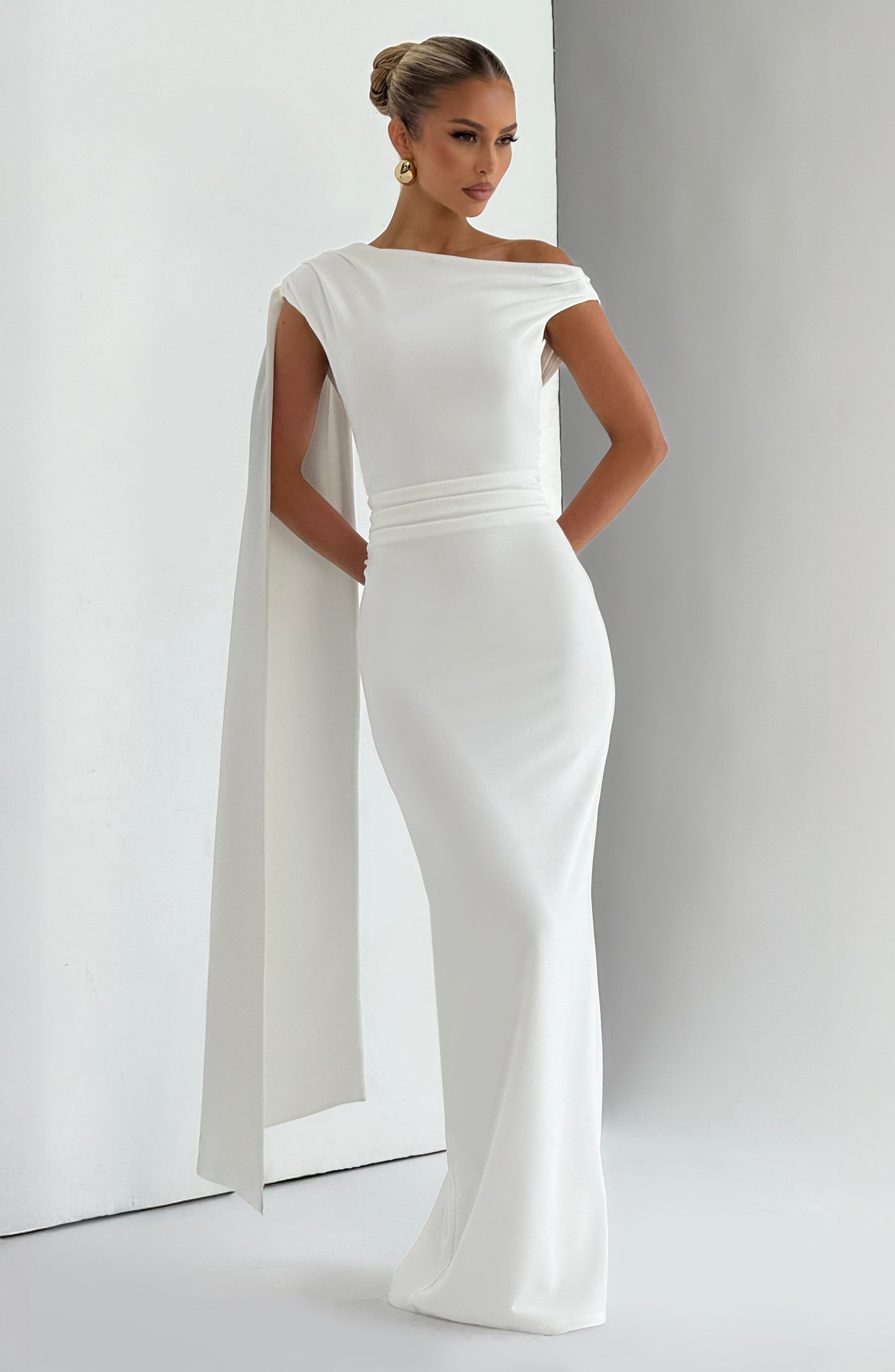 minilena Kylie Maxi Dress Ivory