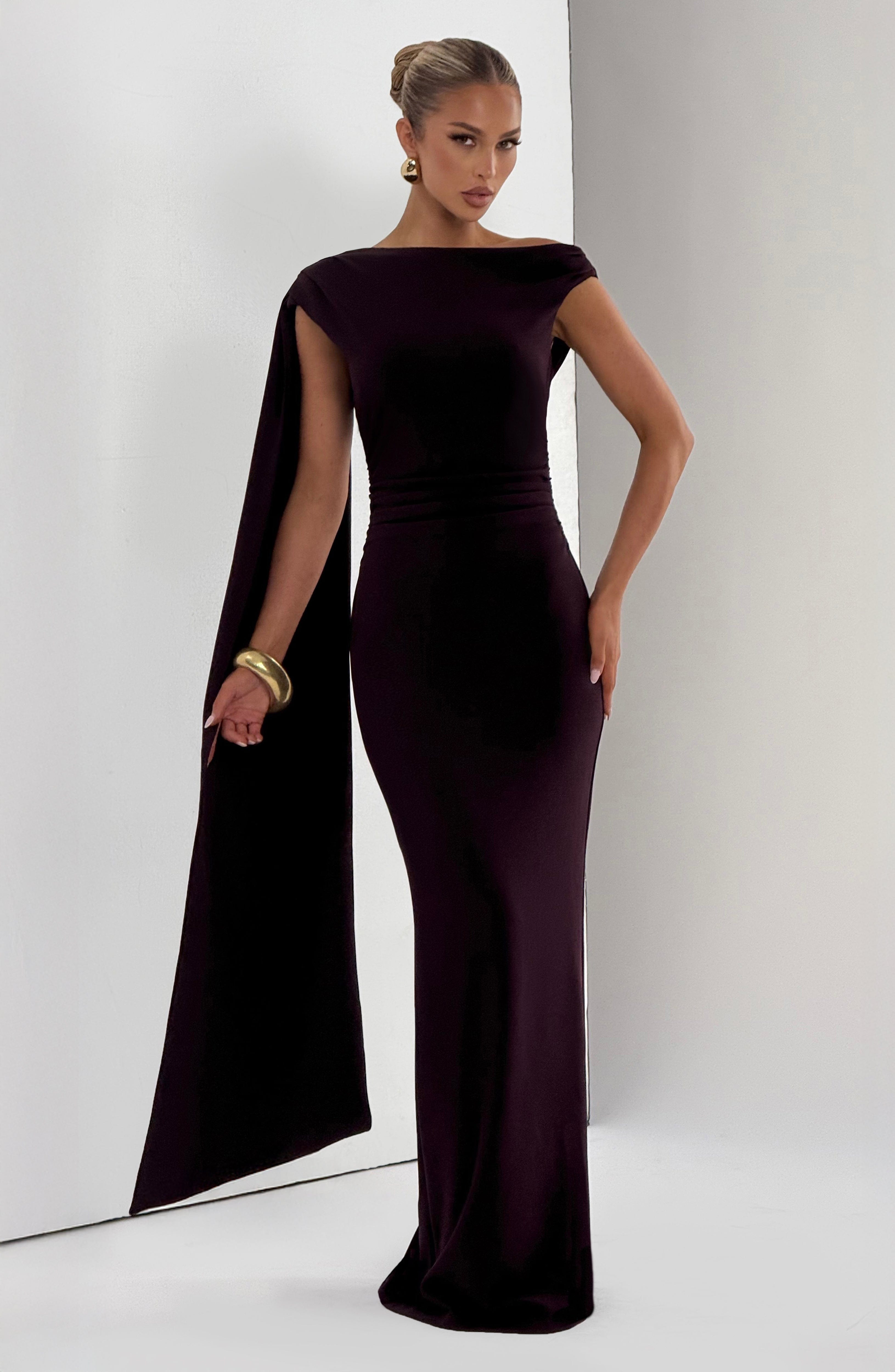 minilena Kylie Maxi Dress Plum