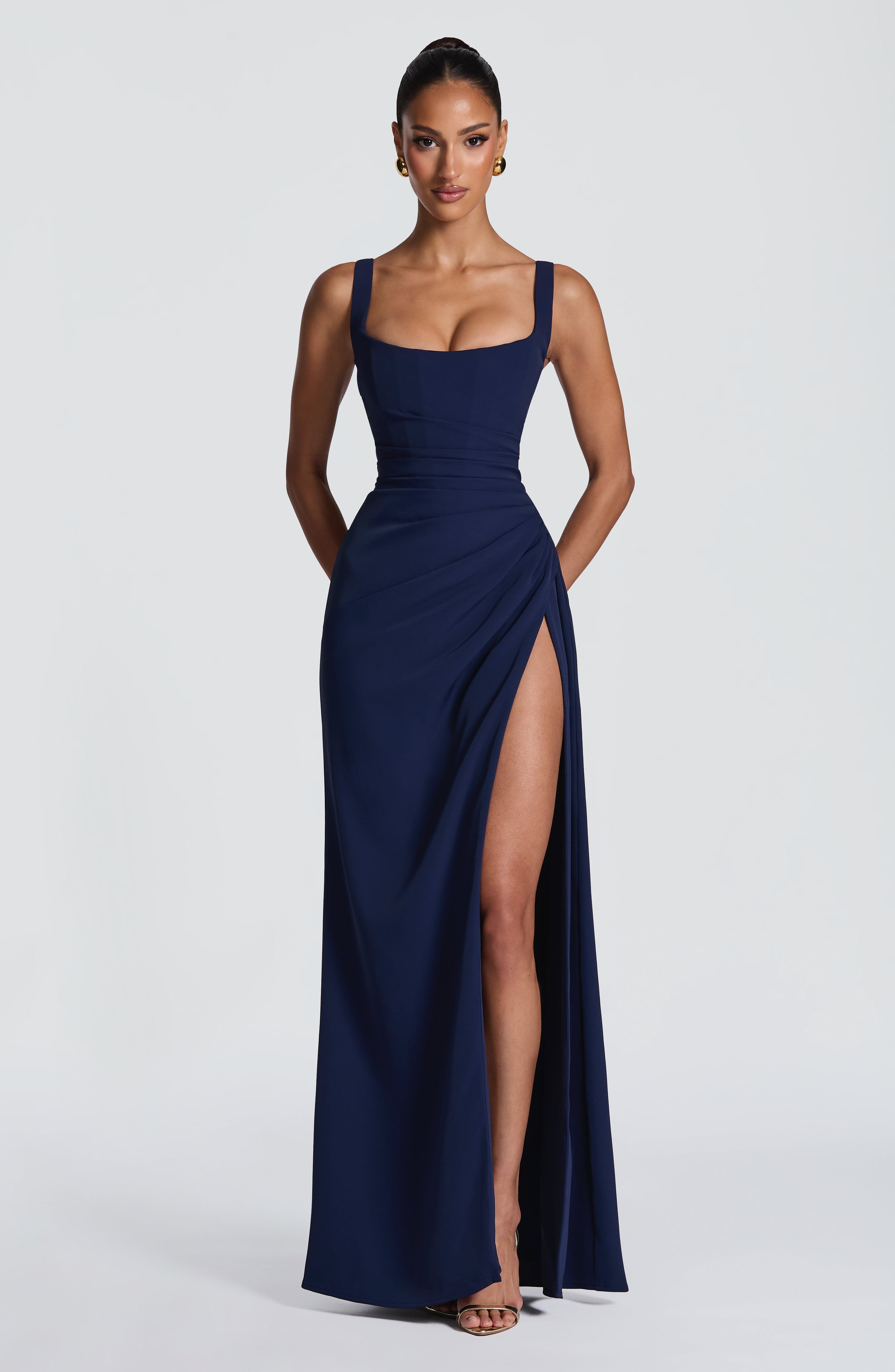 minilena Laleh Maxi Dress Navy