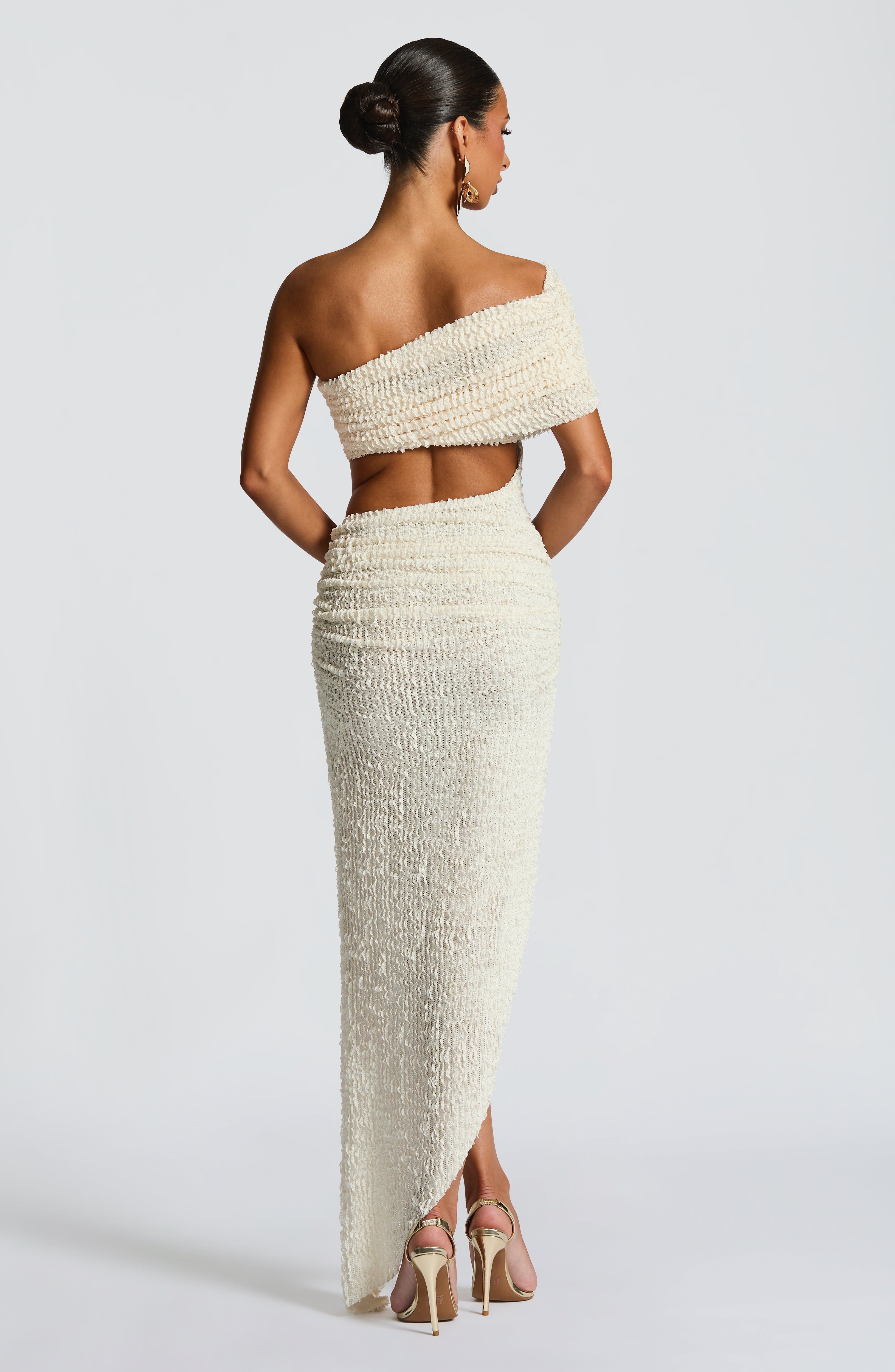 minilena Laverna Midi Dress Ivory