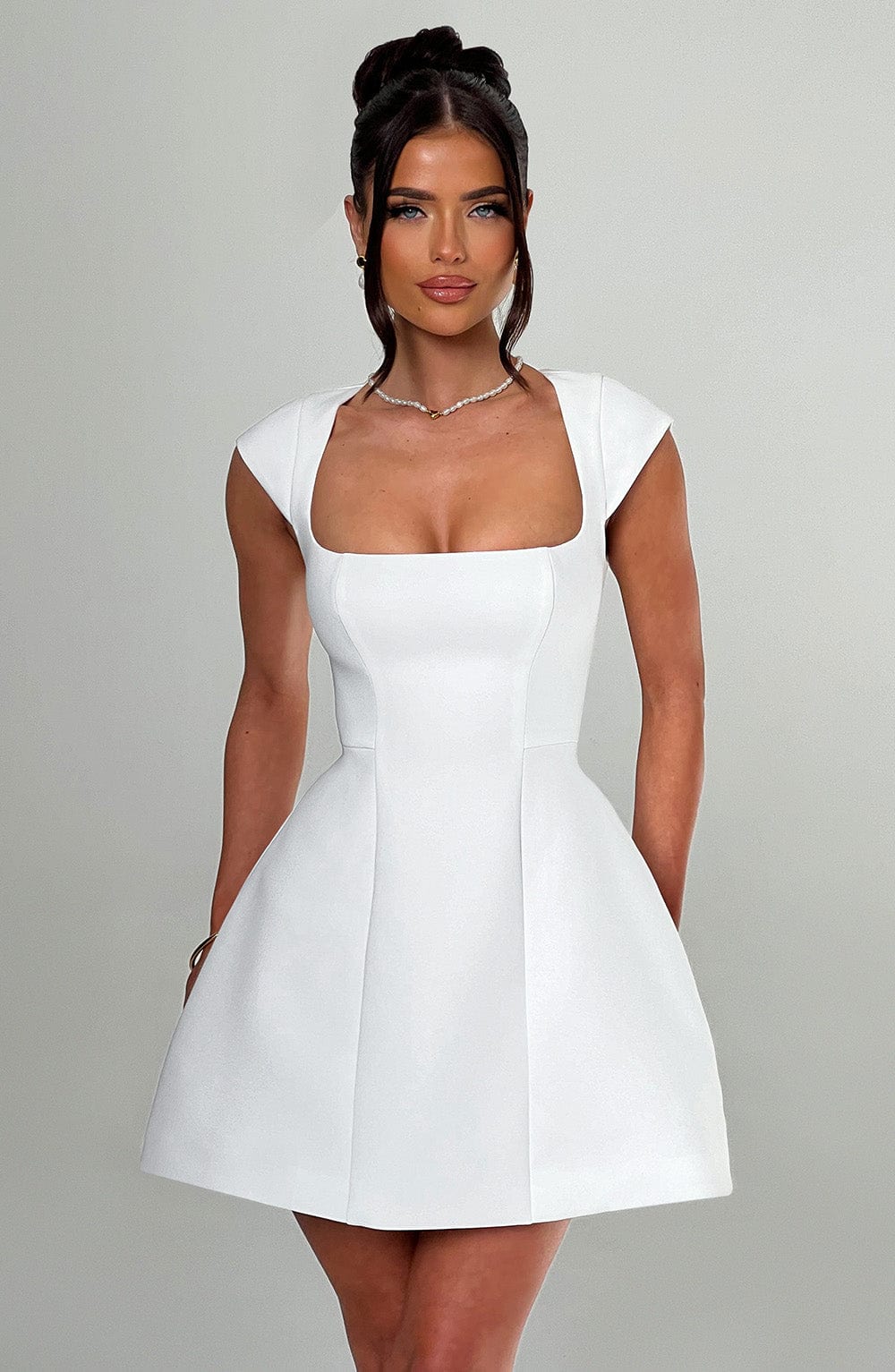 minilena Lena Mini Dress Ivory
