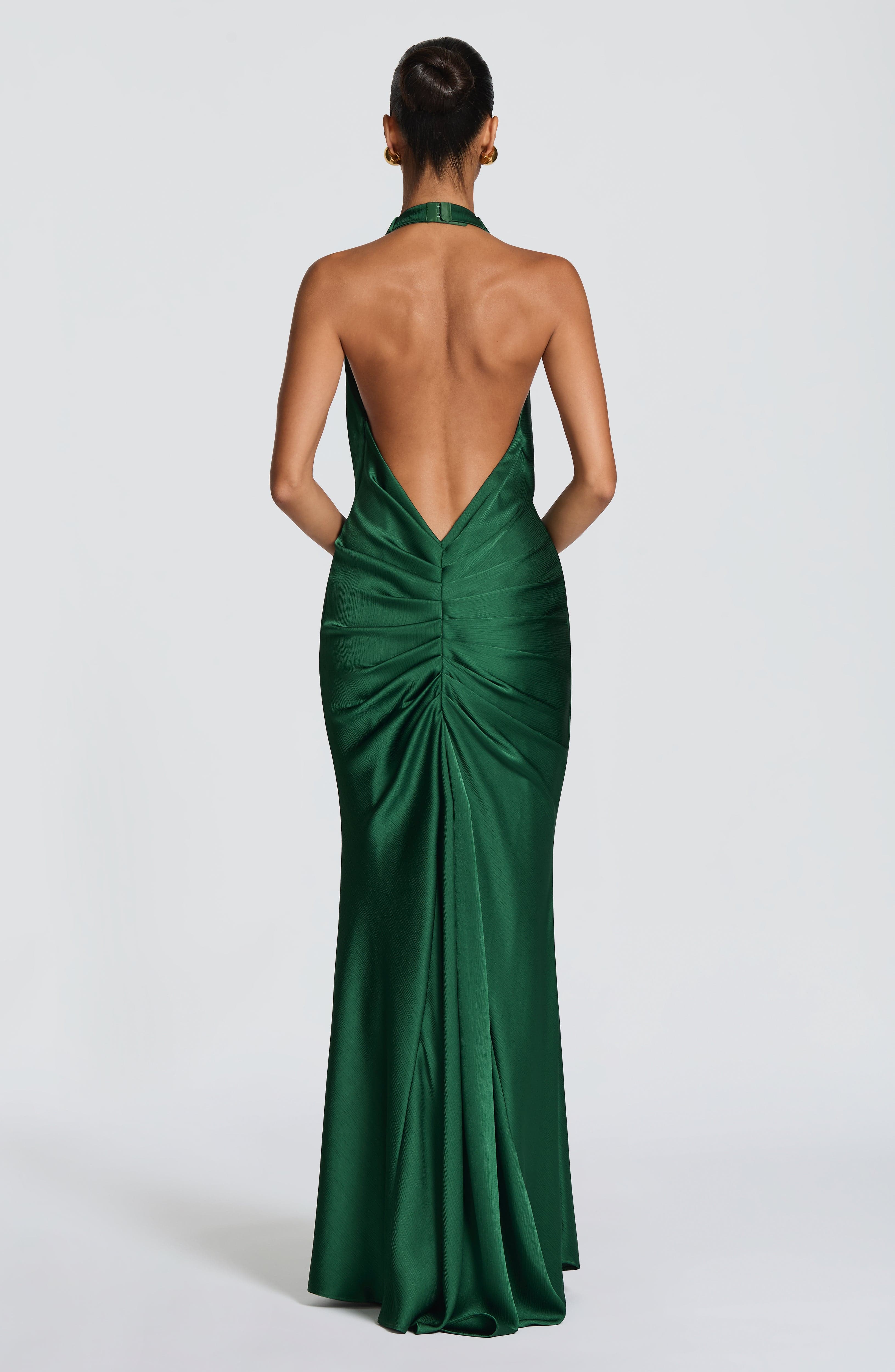 minilena Linette Gown Emerald