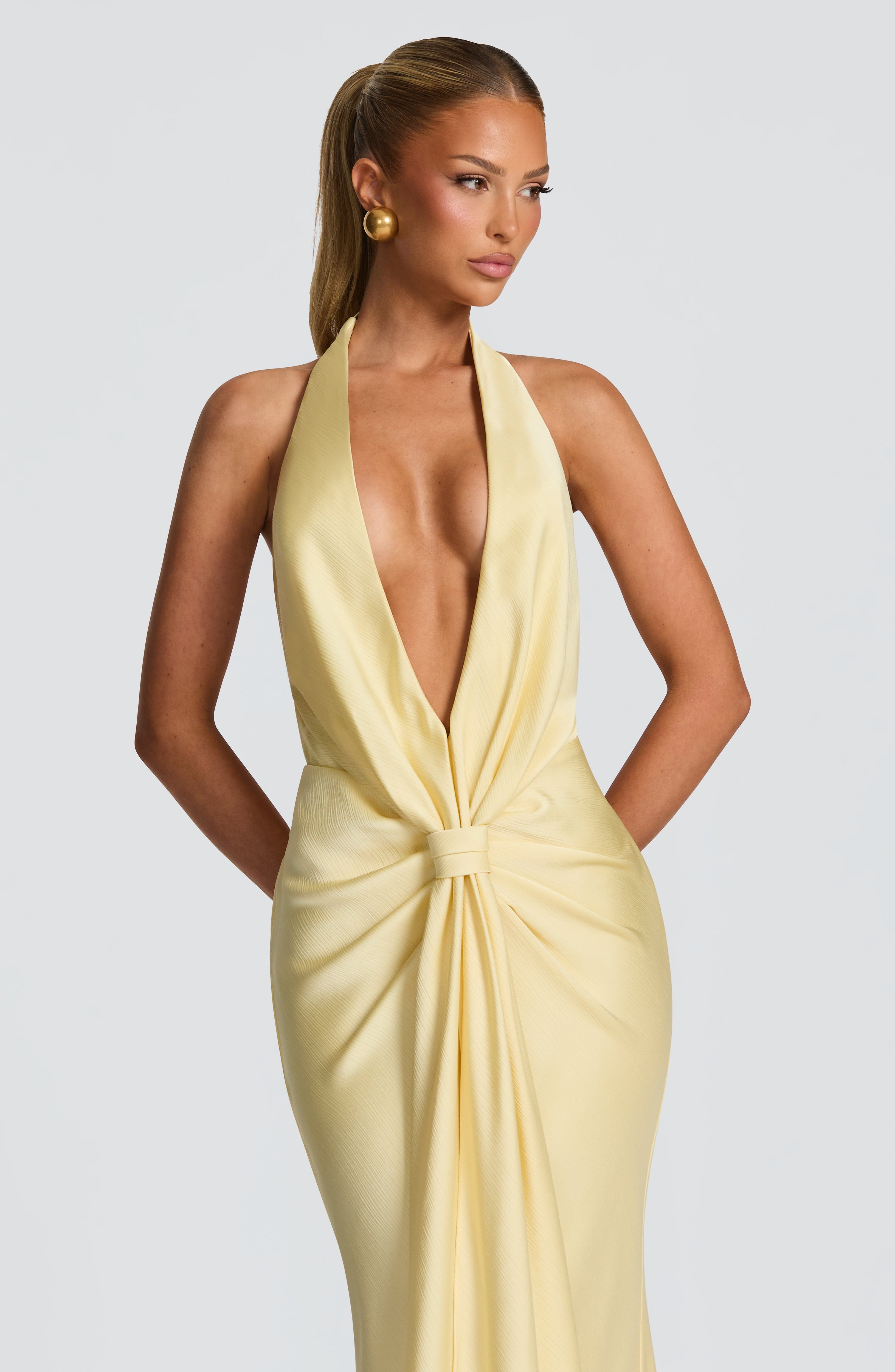 minilena Linette Gown Lemon