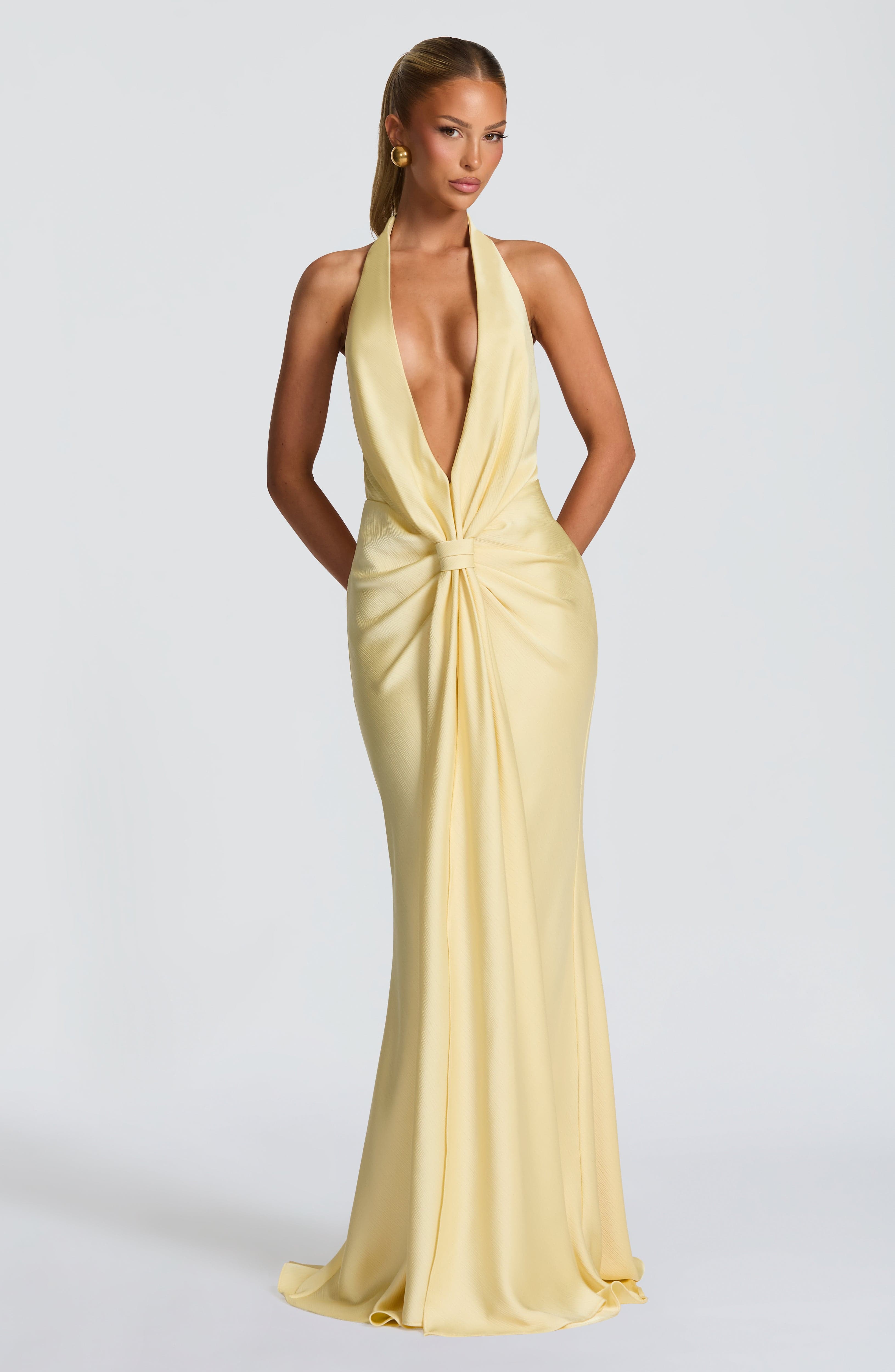 minilena Linette Gown Lemon