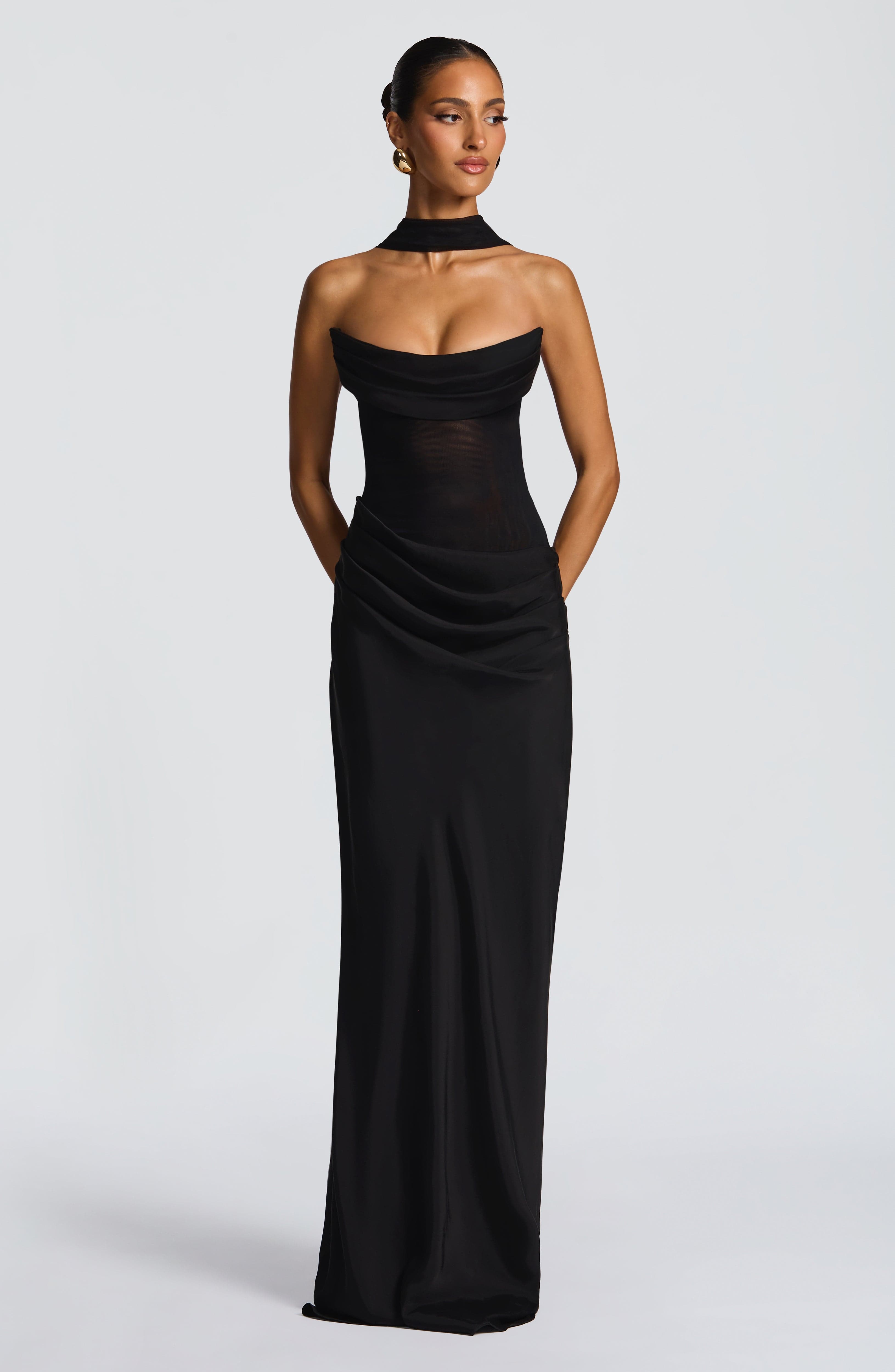 minilena Liora Maxi Dress Black