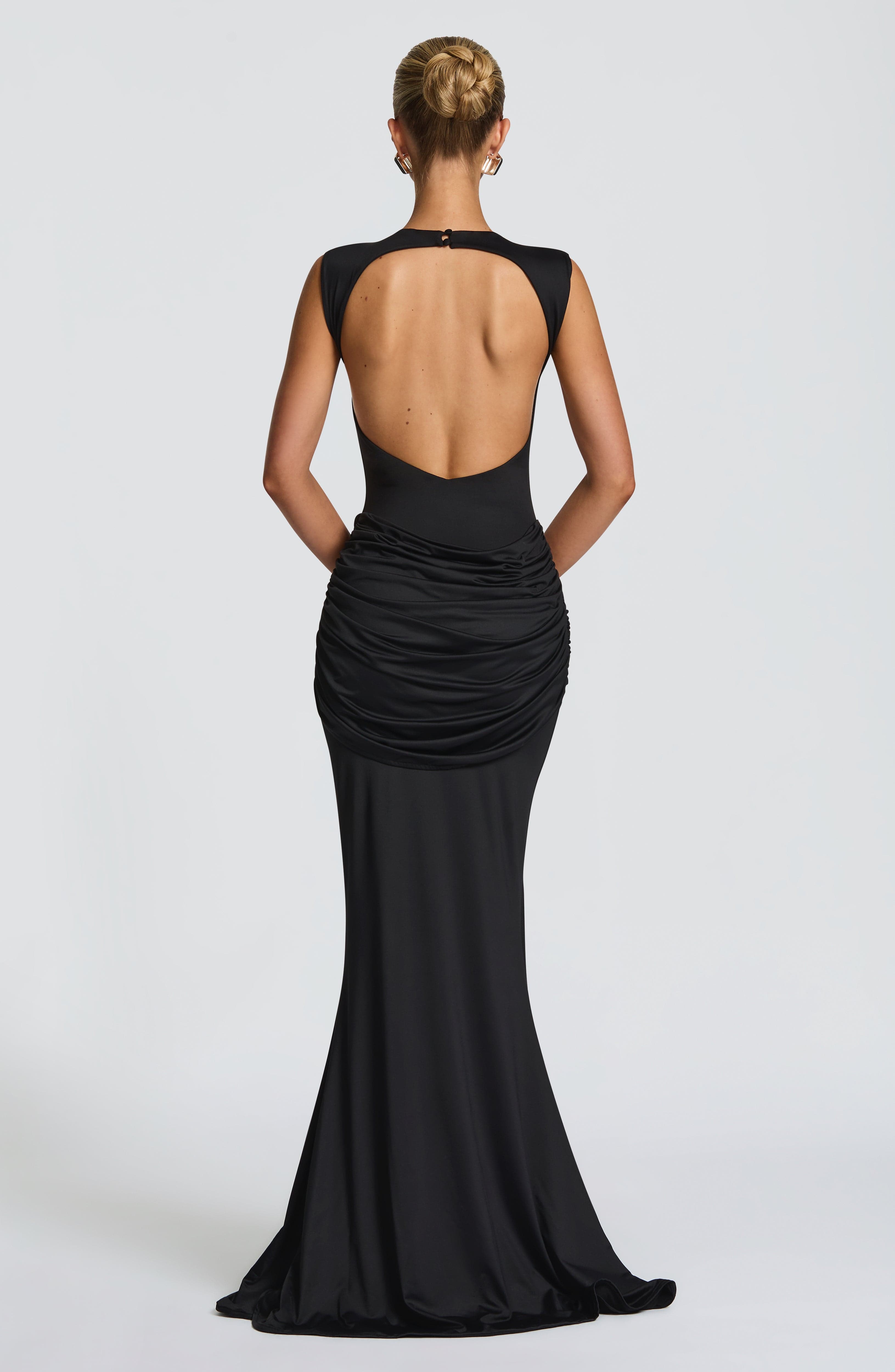 minilena Lorenza Maxi Dress Black