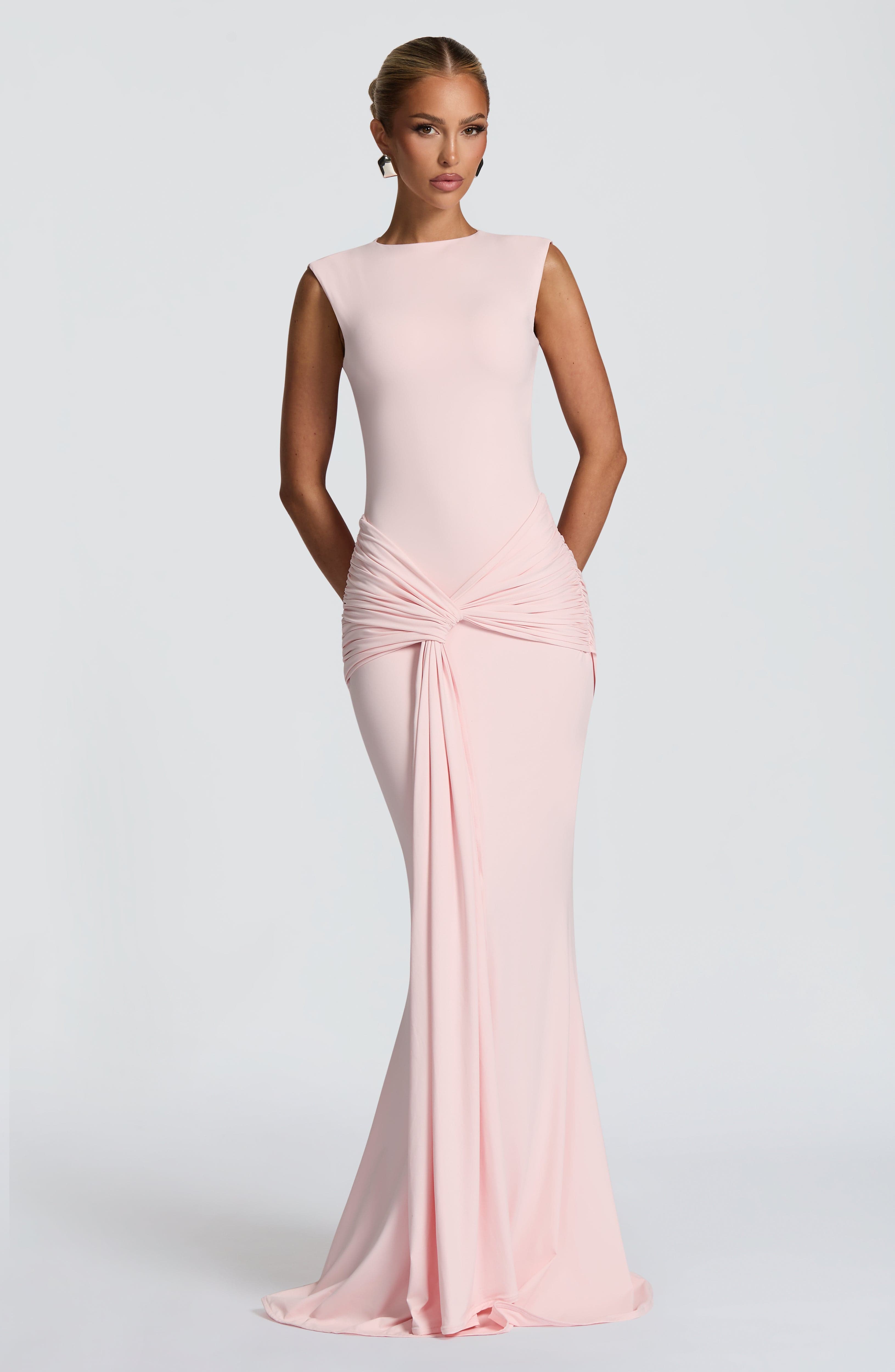 minilena Lorenza Maxi Dress Blush