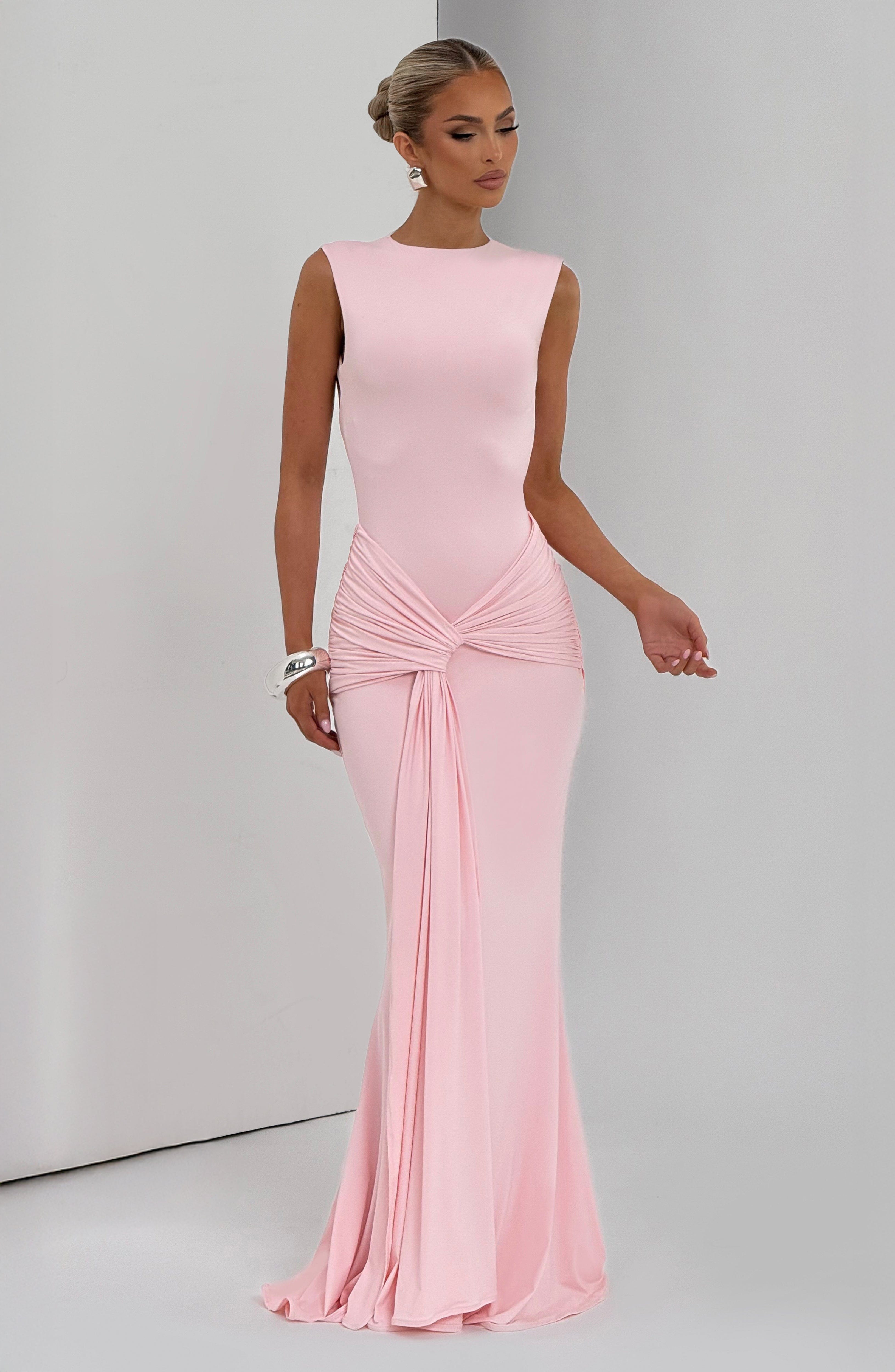 minilena Lorenza Maxi Dress Blush
