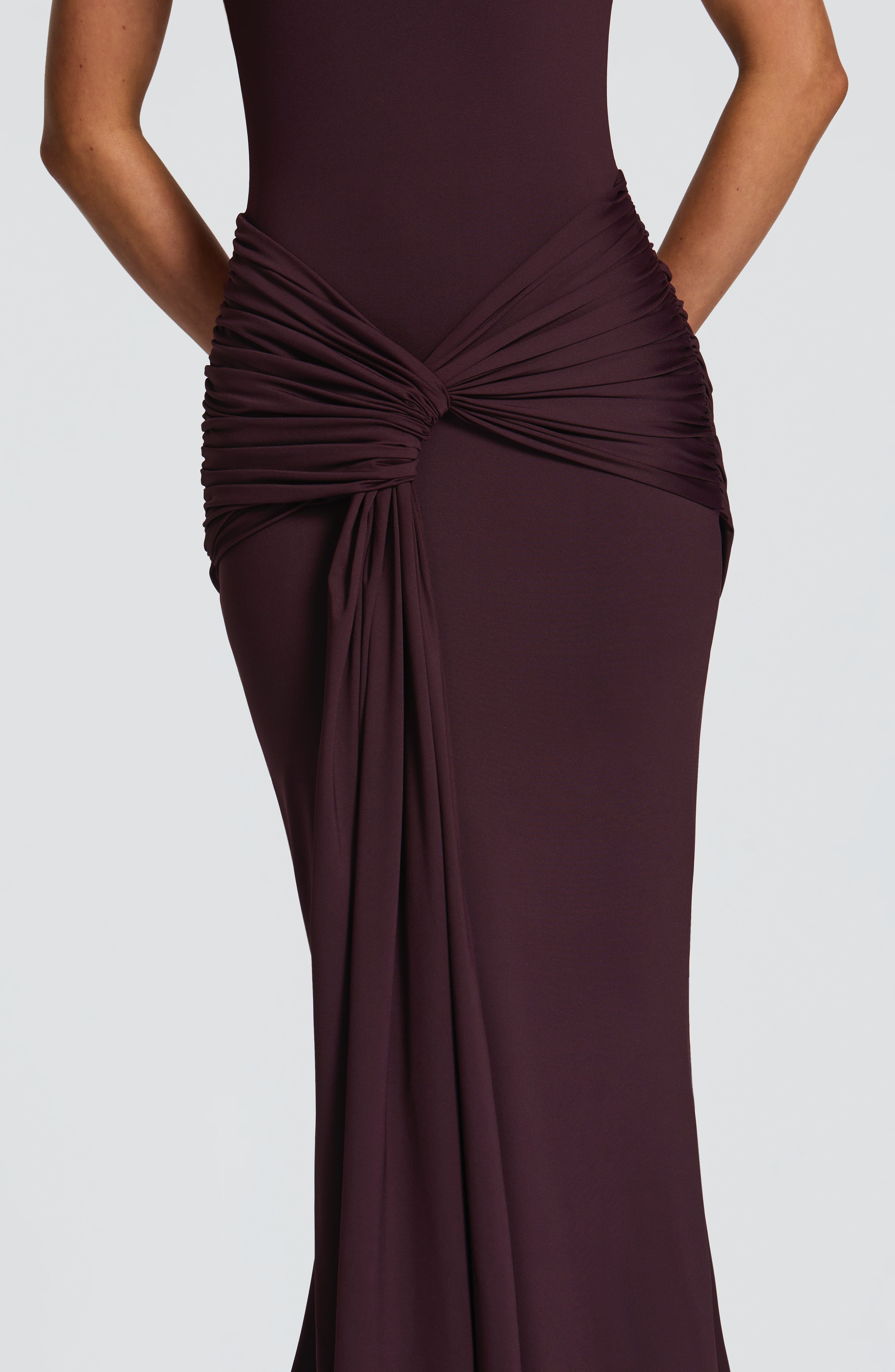 minilena Lorenza Maxi Dress Plum