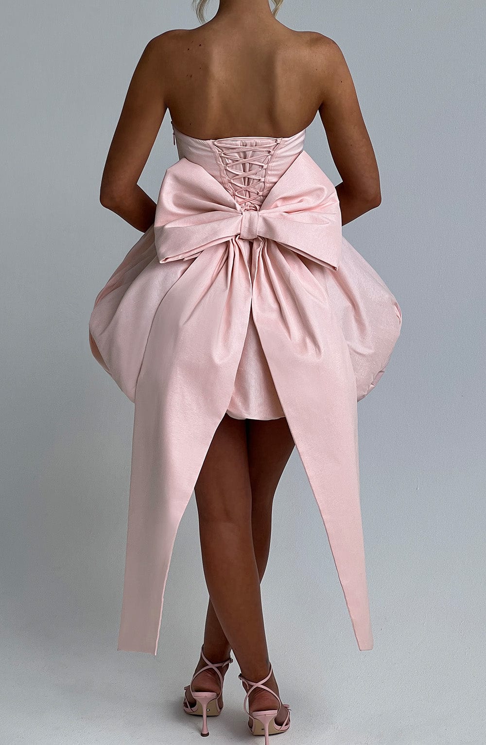 minilena Lotus Mini Dress Blush