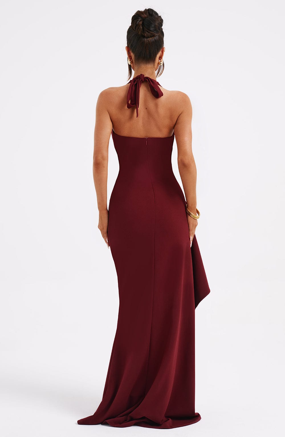 minilena Luella Maxi Dress Burgundy