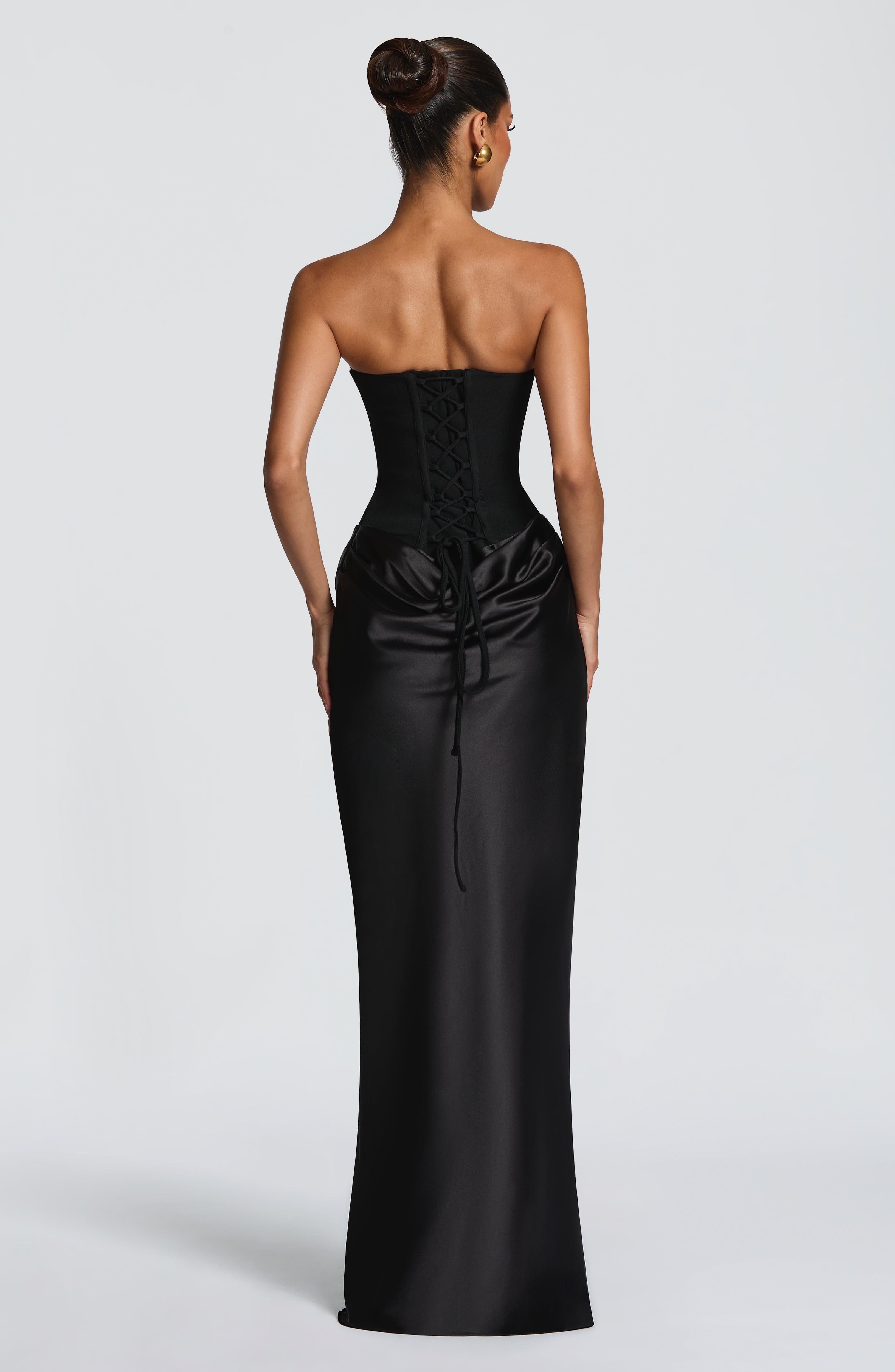 minilena Maggie Maxi Dress Black