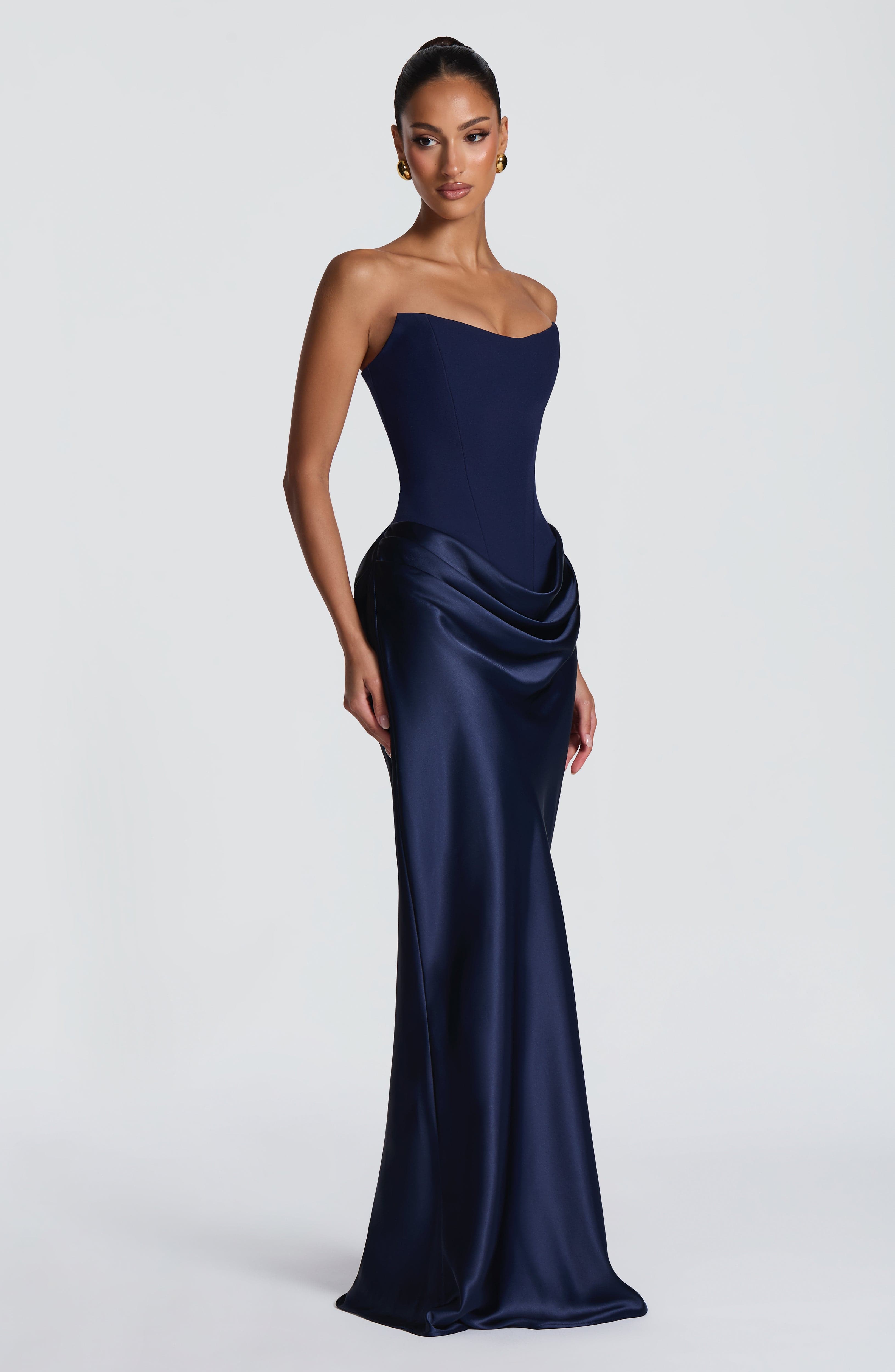 minilena Maggie Maxi Dress Navy