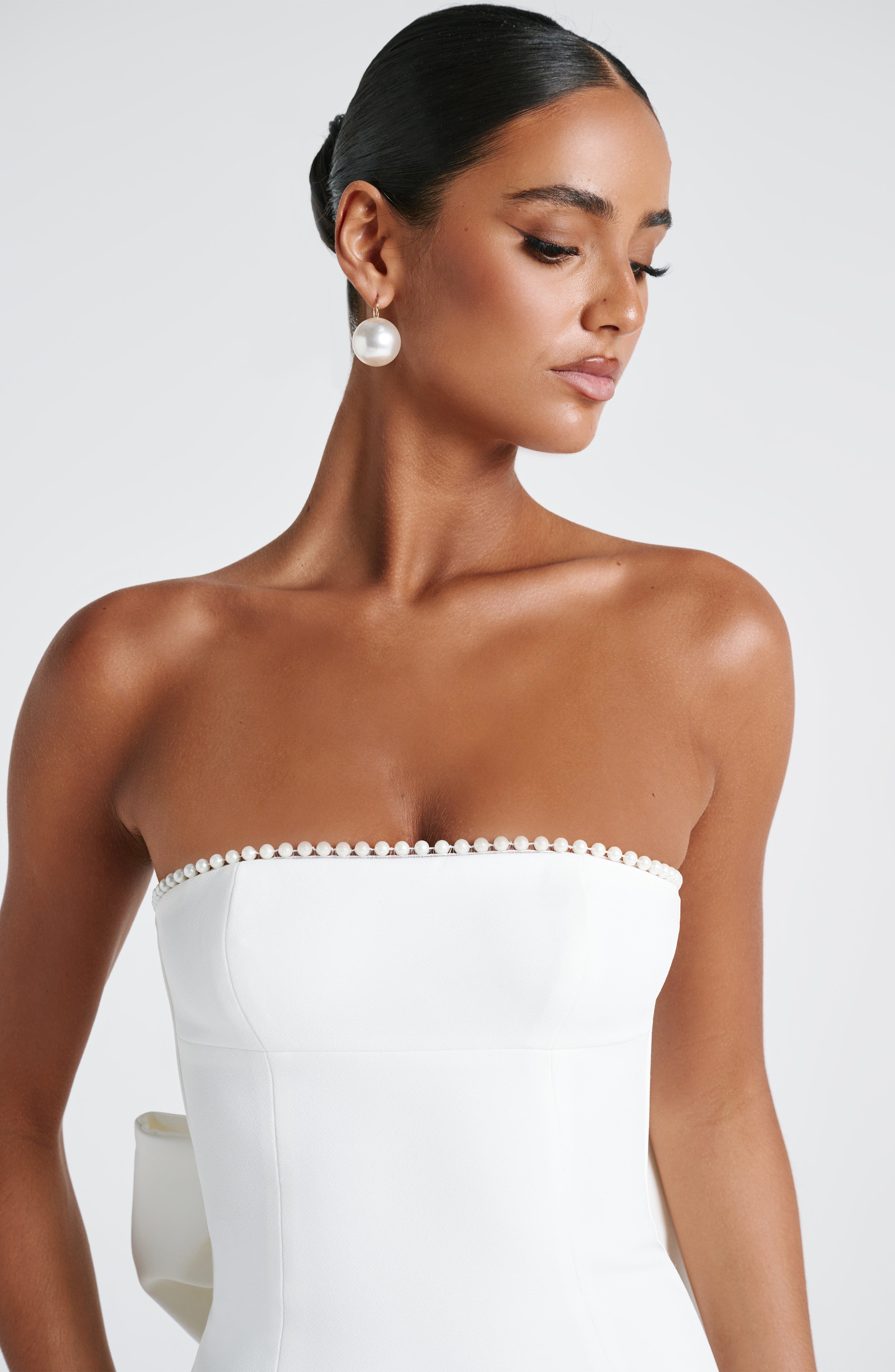 minilena Magnolia Maxi Dress Ivory