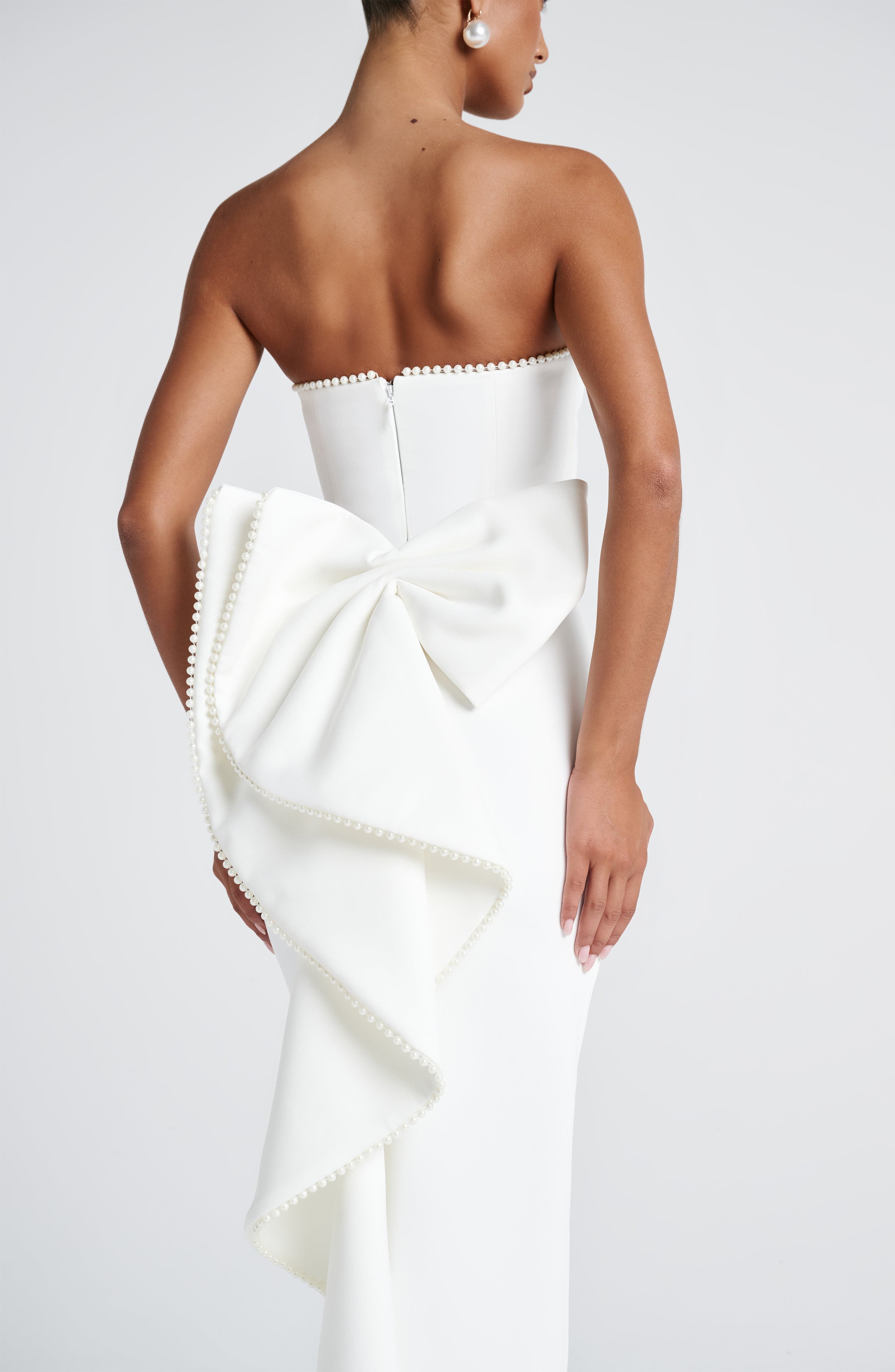 minilena Magnolia Maxi Dress Ivory