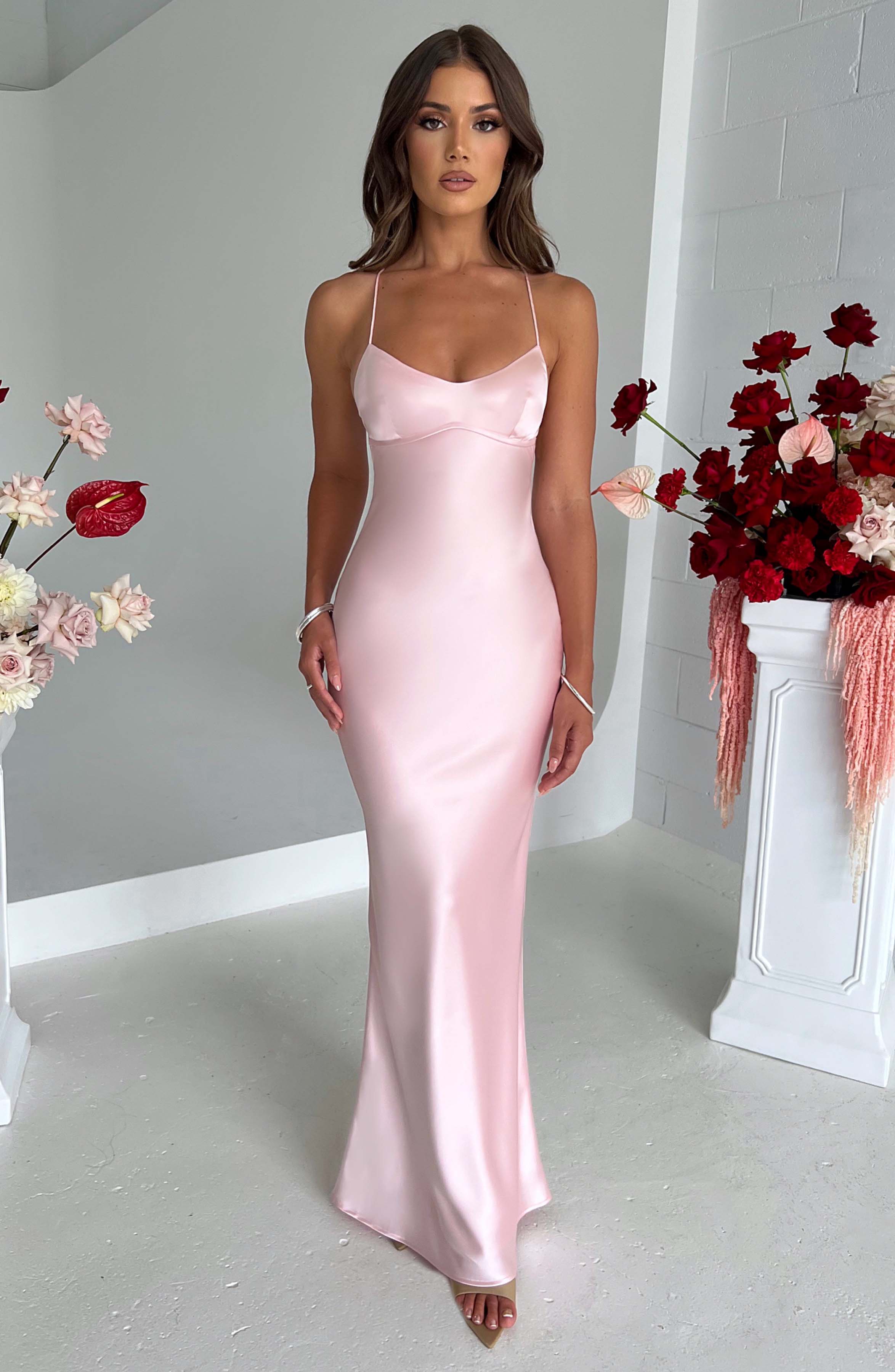 minilena Malika Maxi Dress Blush