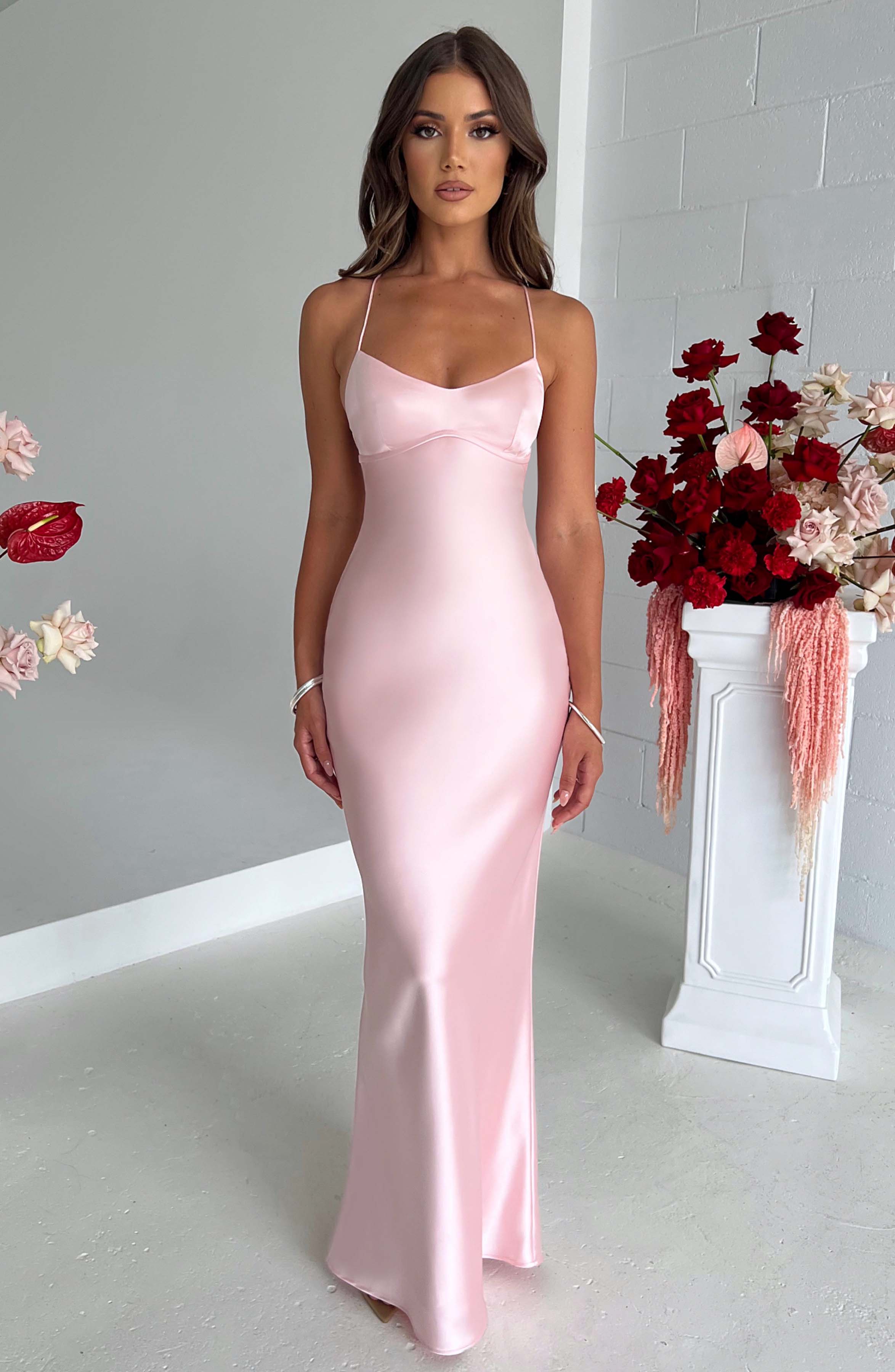 minilena Malika Maxi Dress Blush