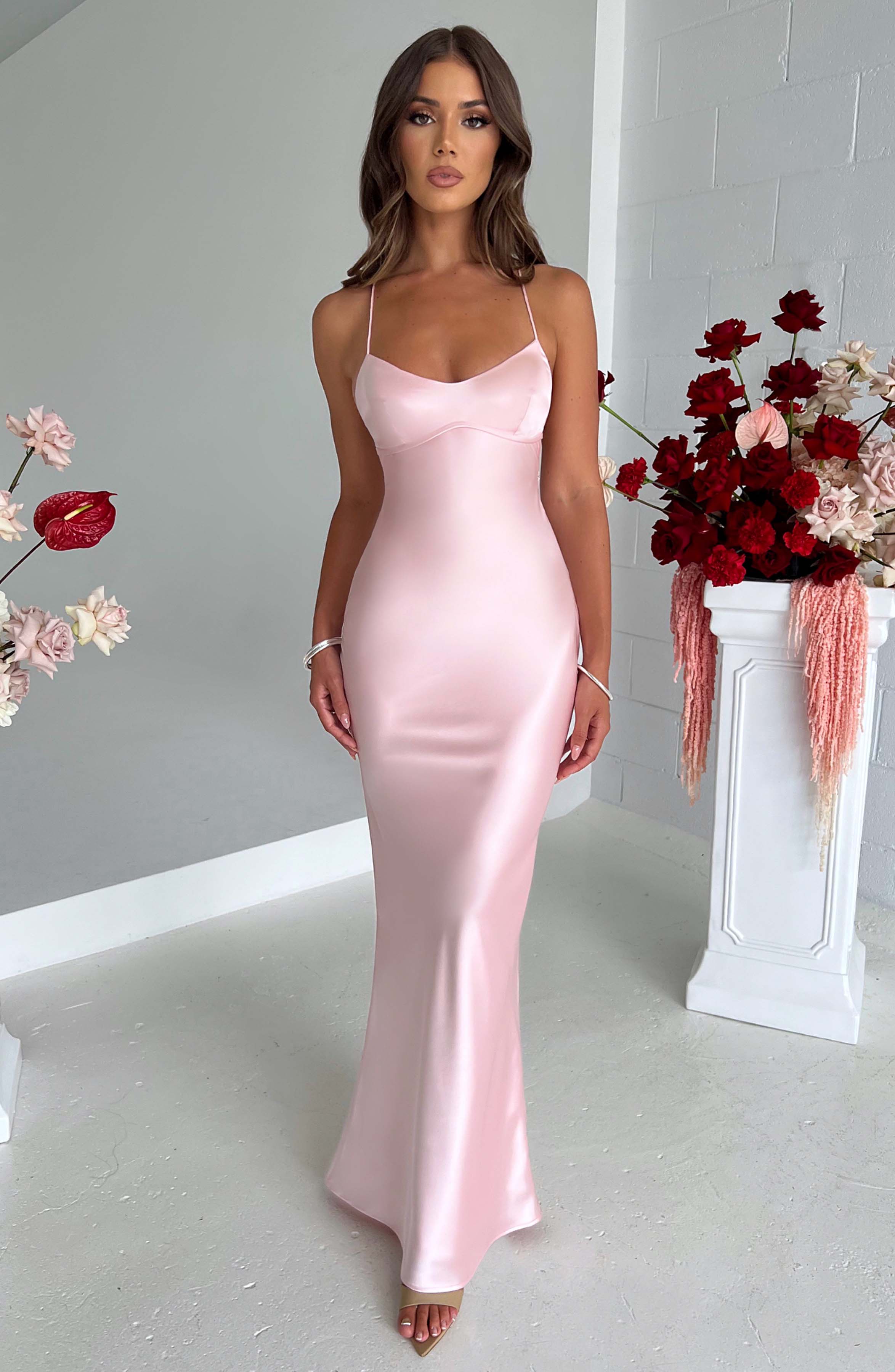 minilena Malika Maxi Dress Blush