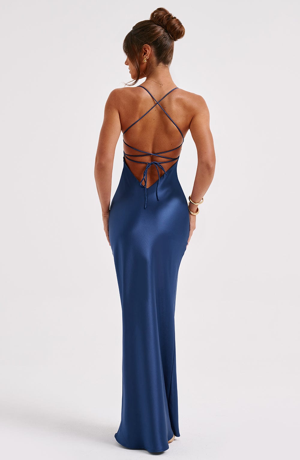 minilena Malika Maxi Dress Navy