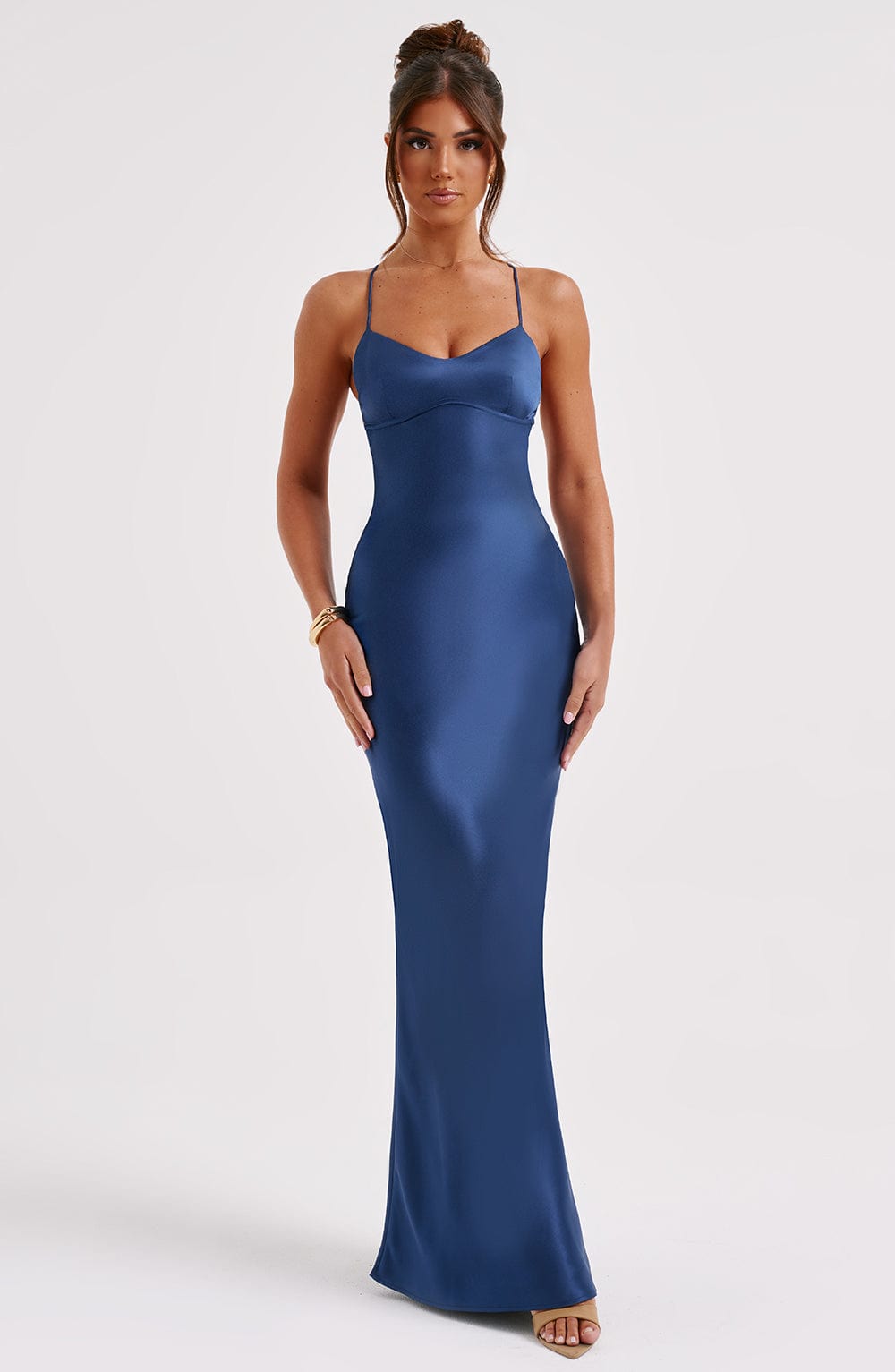 minilena Malika Maxi Dress Navy