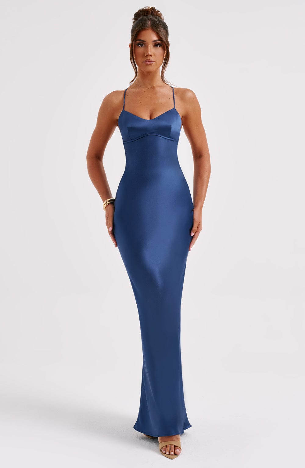 minilena Malika Maxi Dress Navy