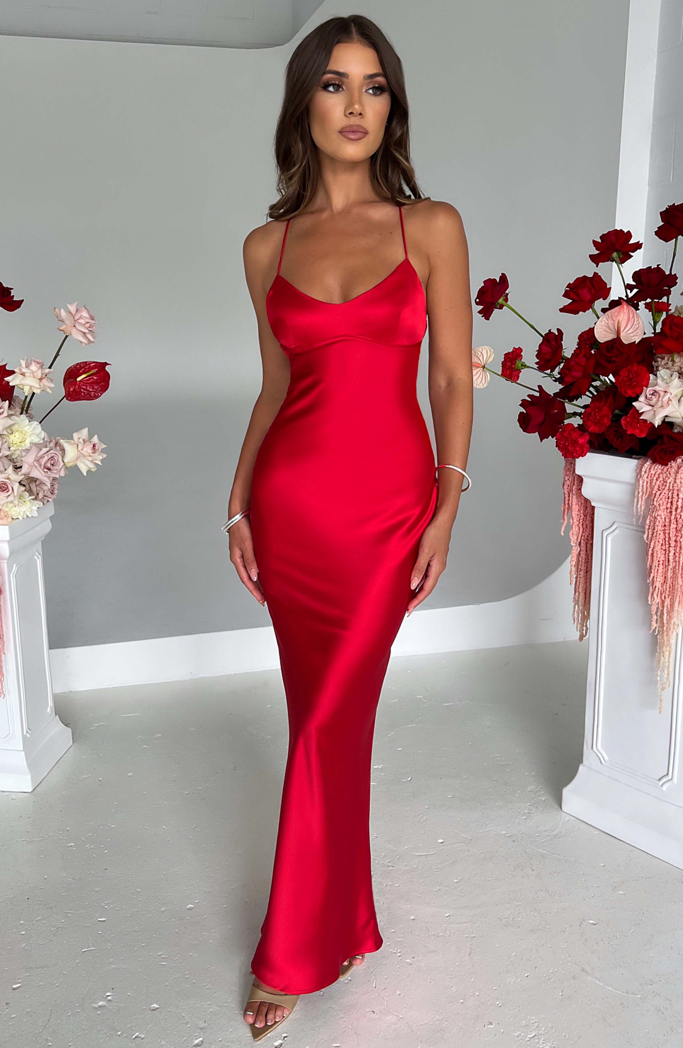 minilena Malika Maxi Dress Red