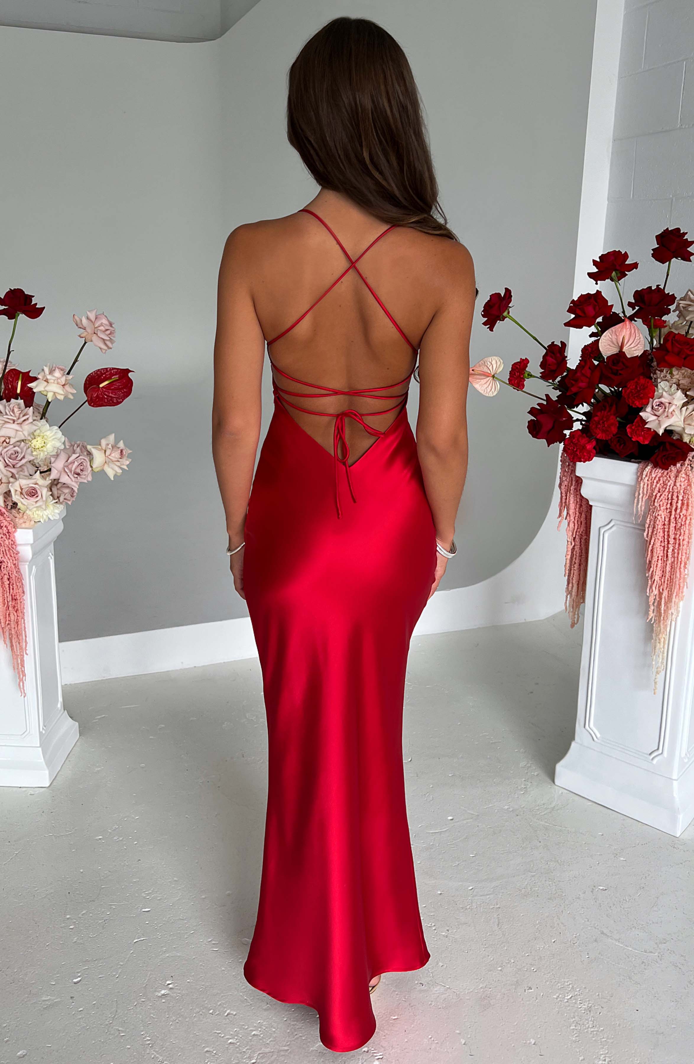 minilena Malika Maxi Dress Red