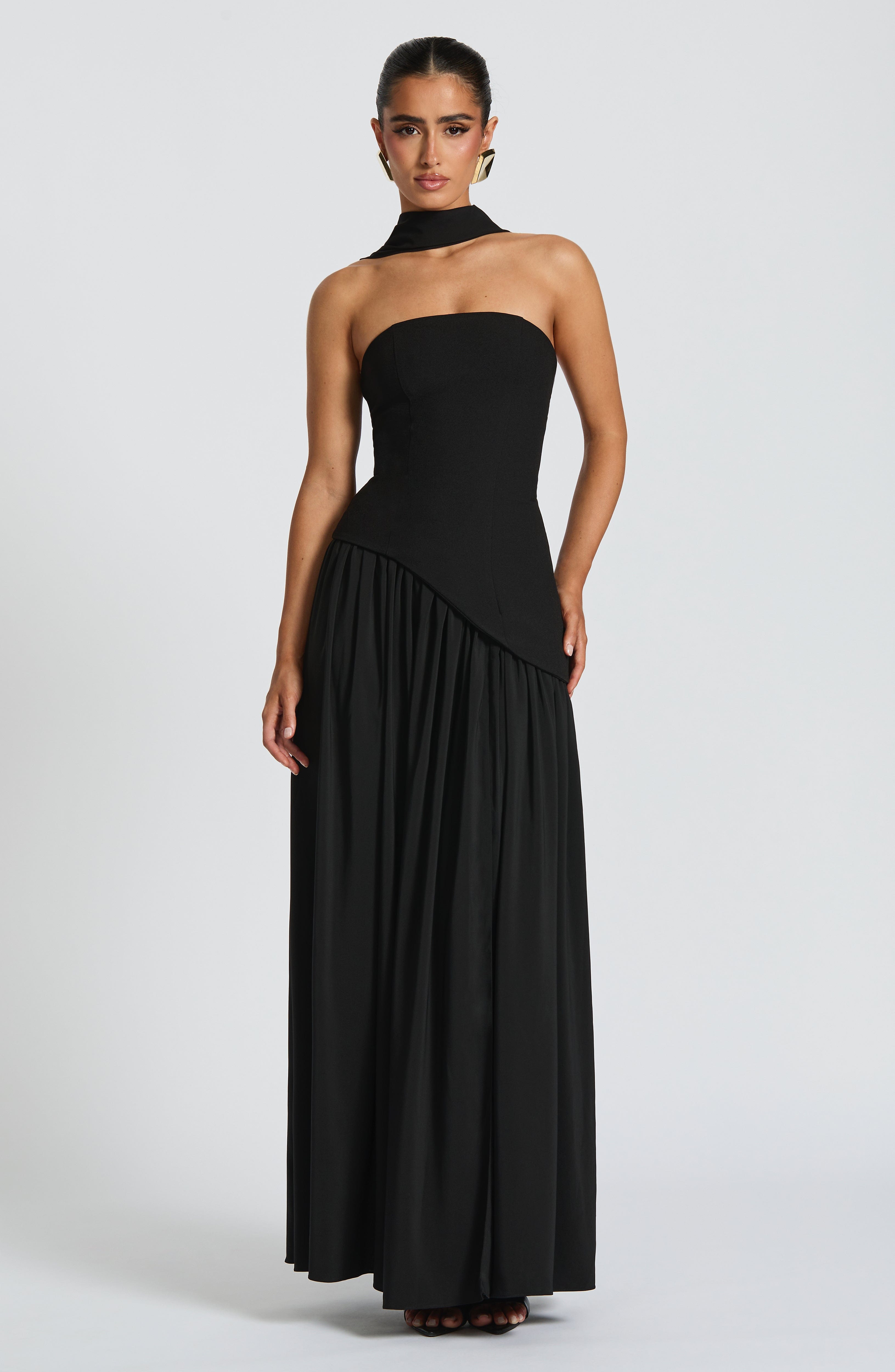 minilena Maliyah Maxi Dress Black