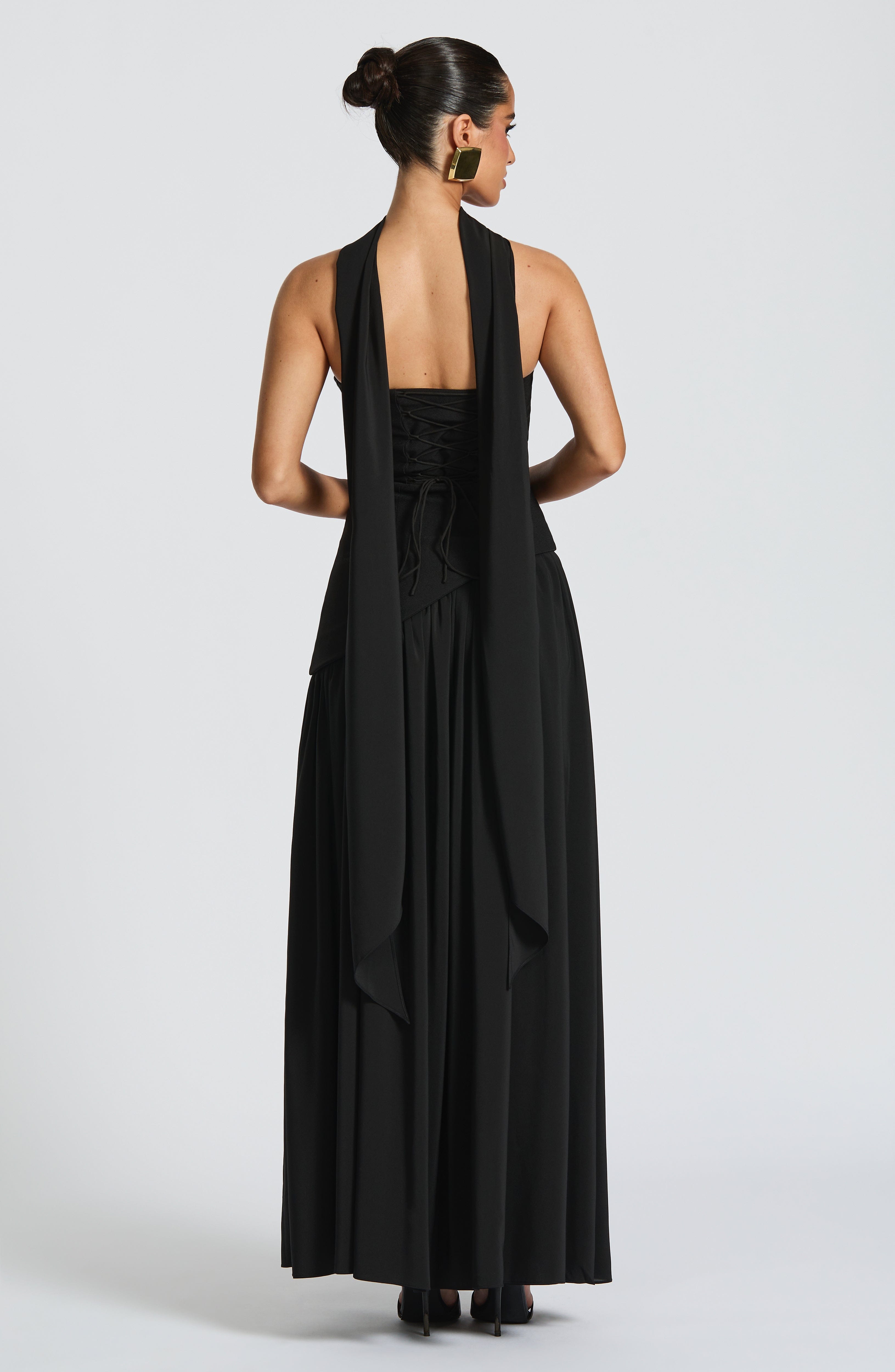 minilena Maliyah Maxi Dress Black