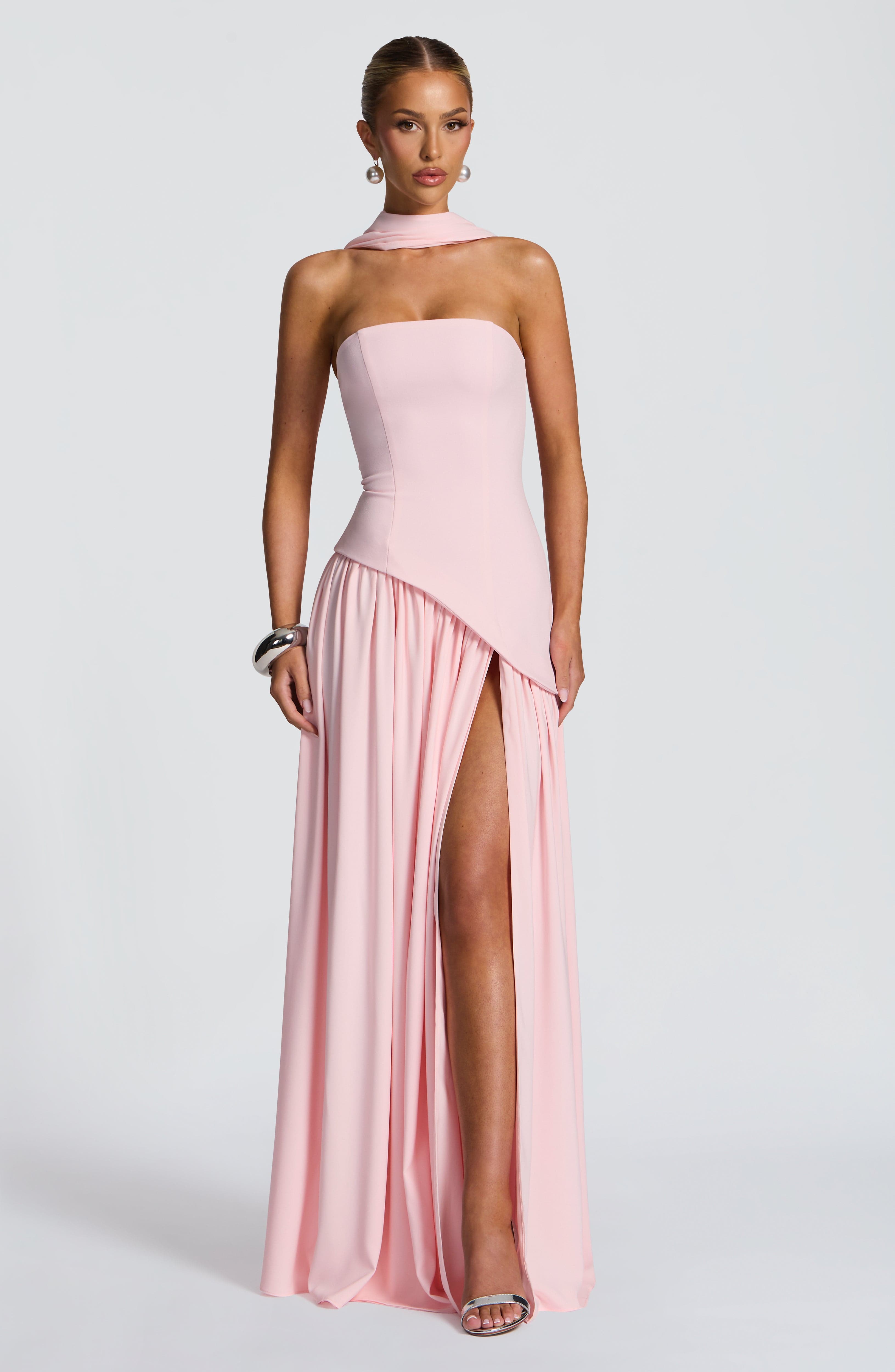 minilena Maliyah Maxi Dress Blush