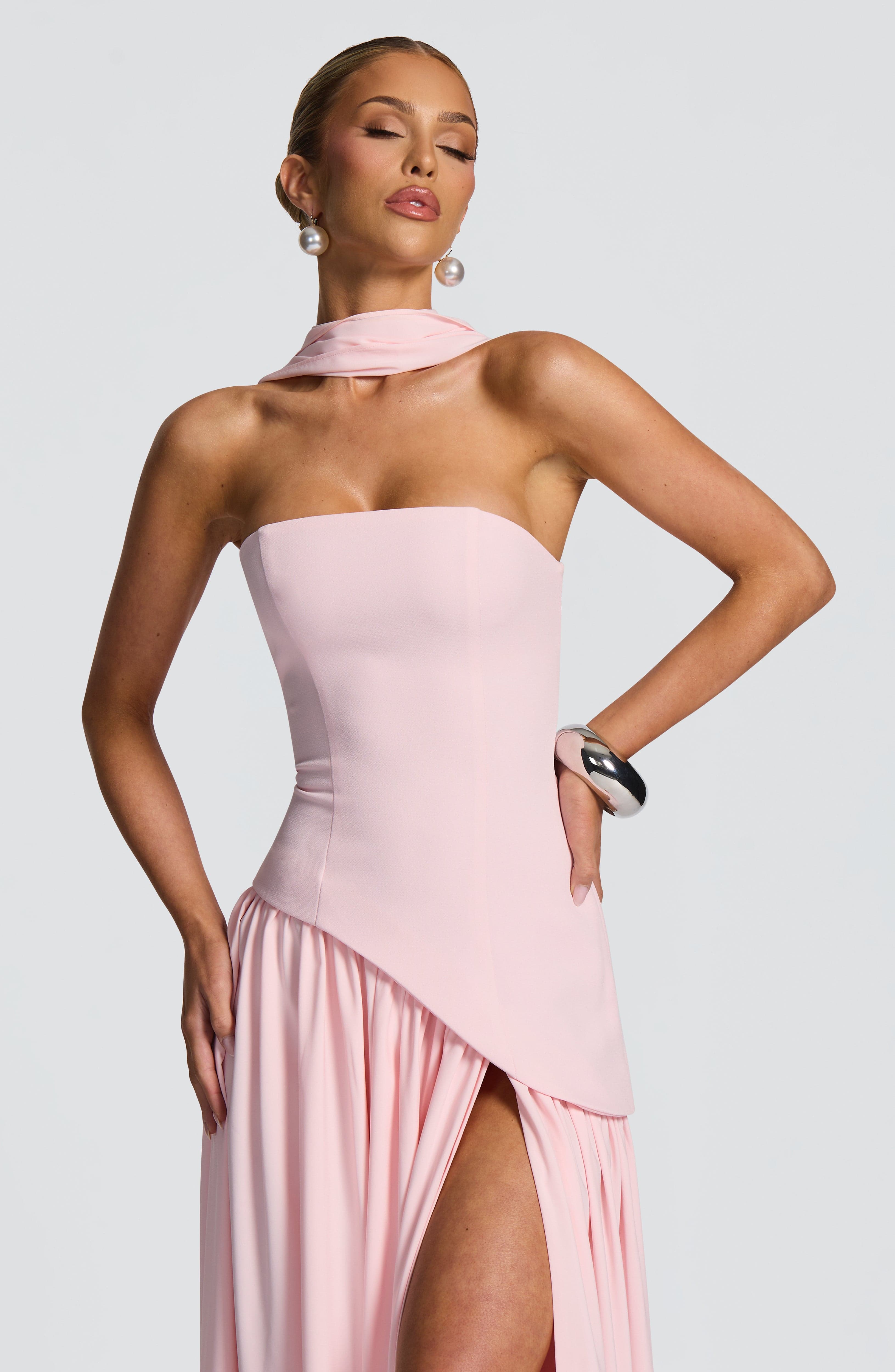 minilena Maliyah Maxi Dress Blush