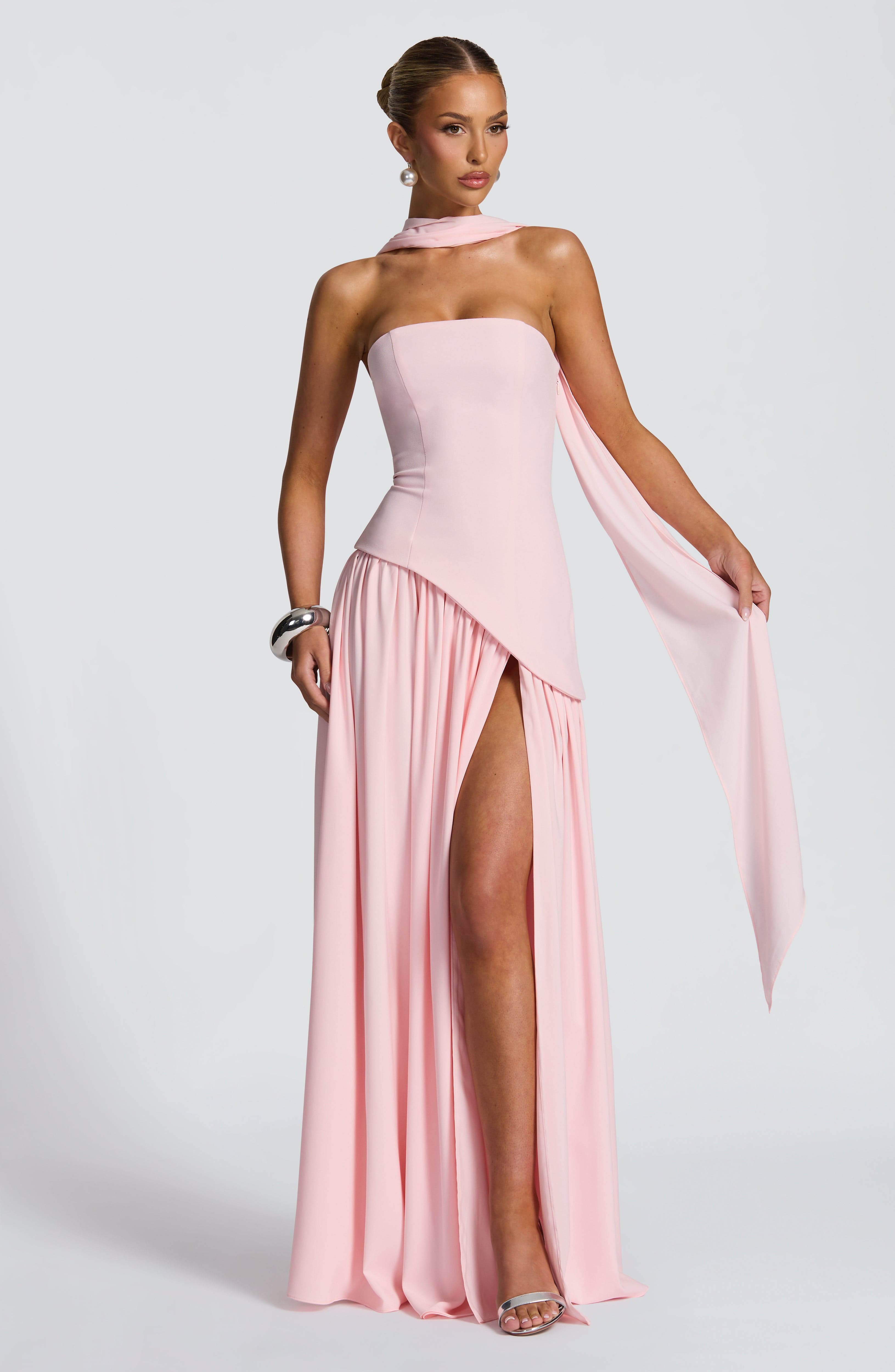 minilena Maliyah Maxi Dress Blush