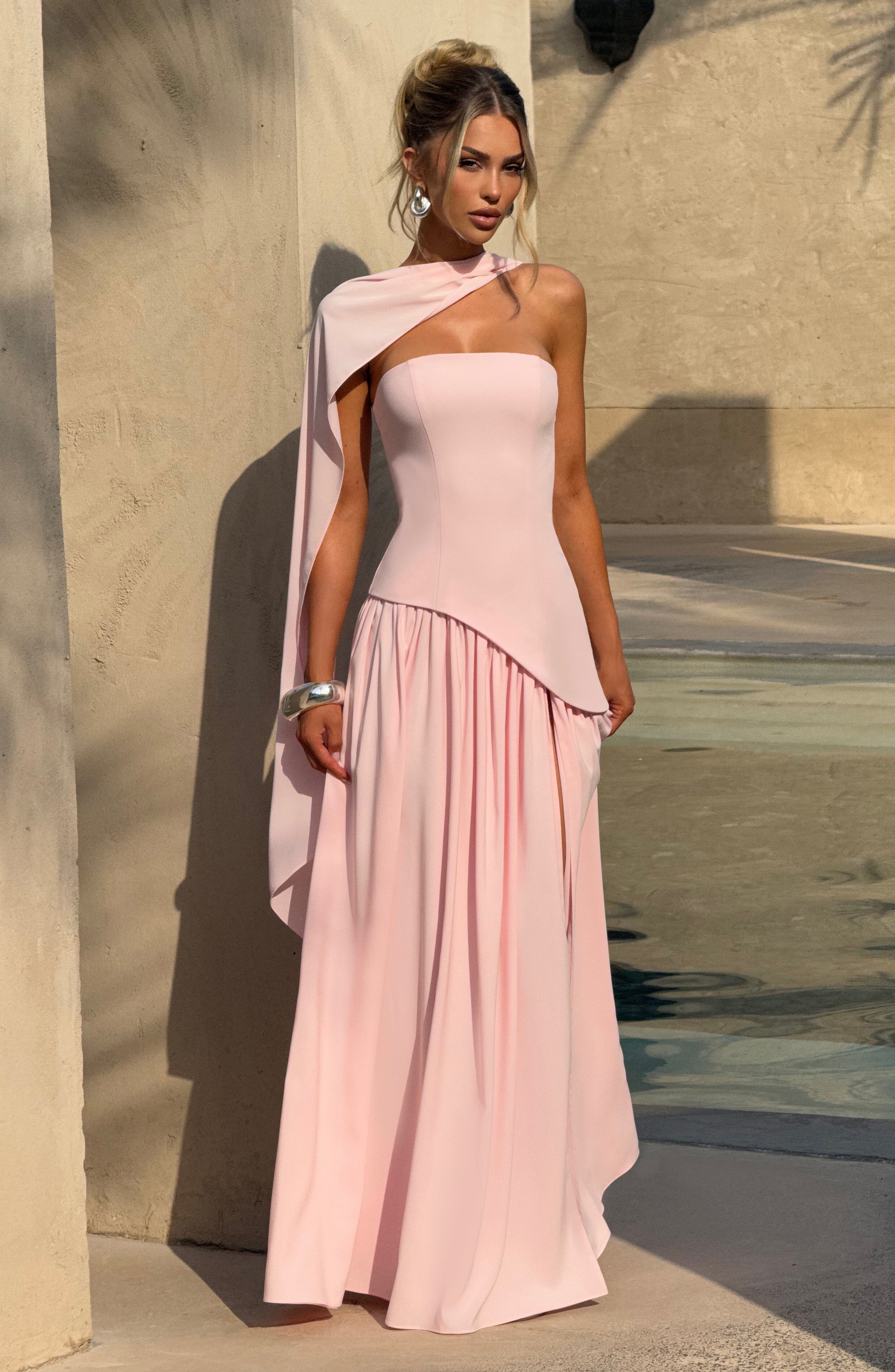 minilena Maliyah Maxi Dress Blush