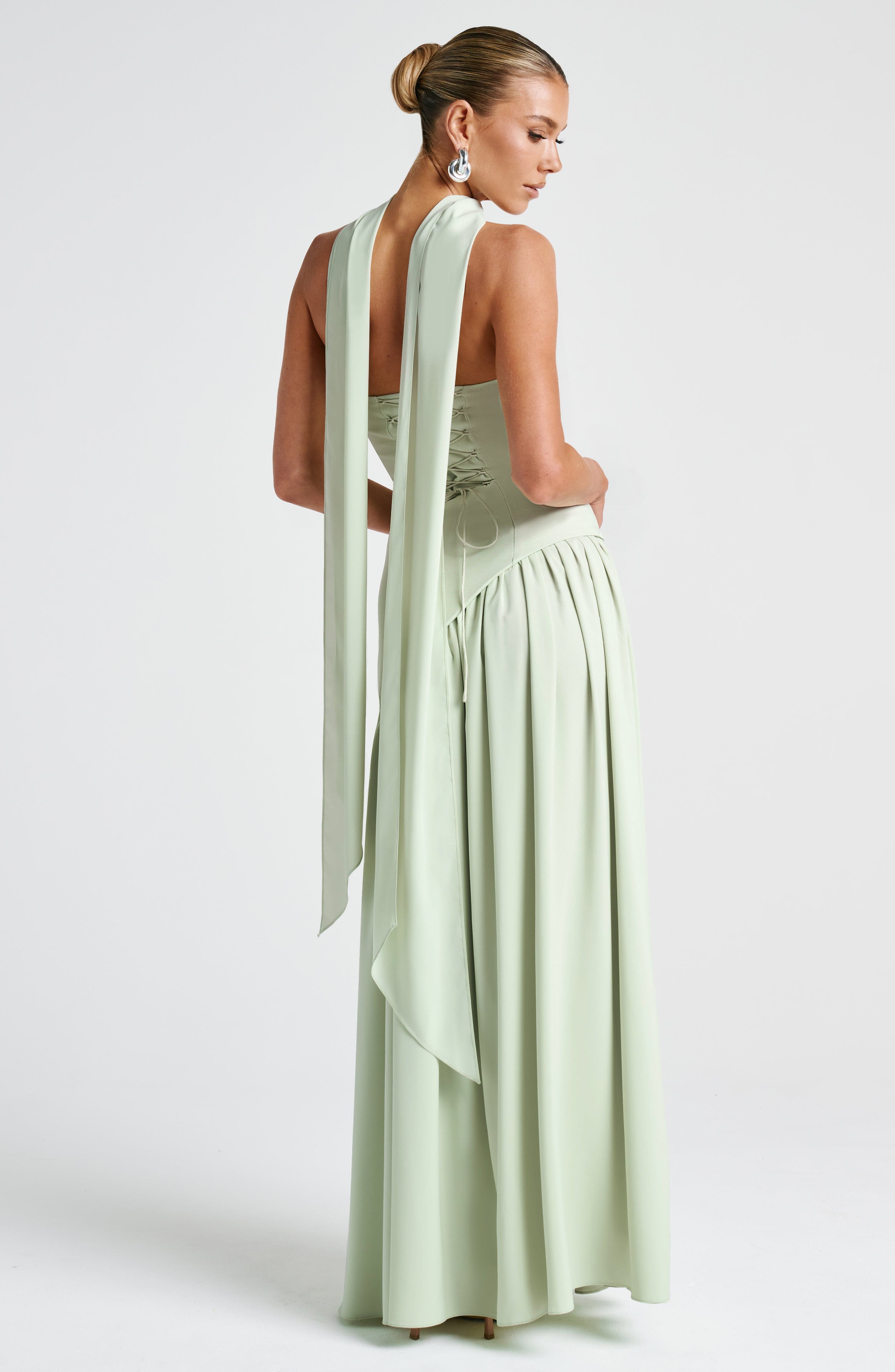 minilena Maliyah Maxi Dress Mint
