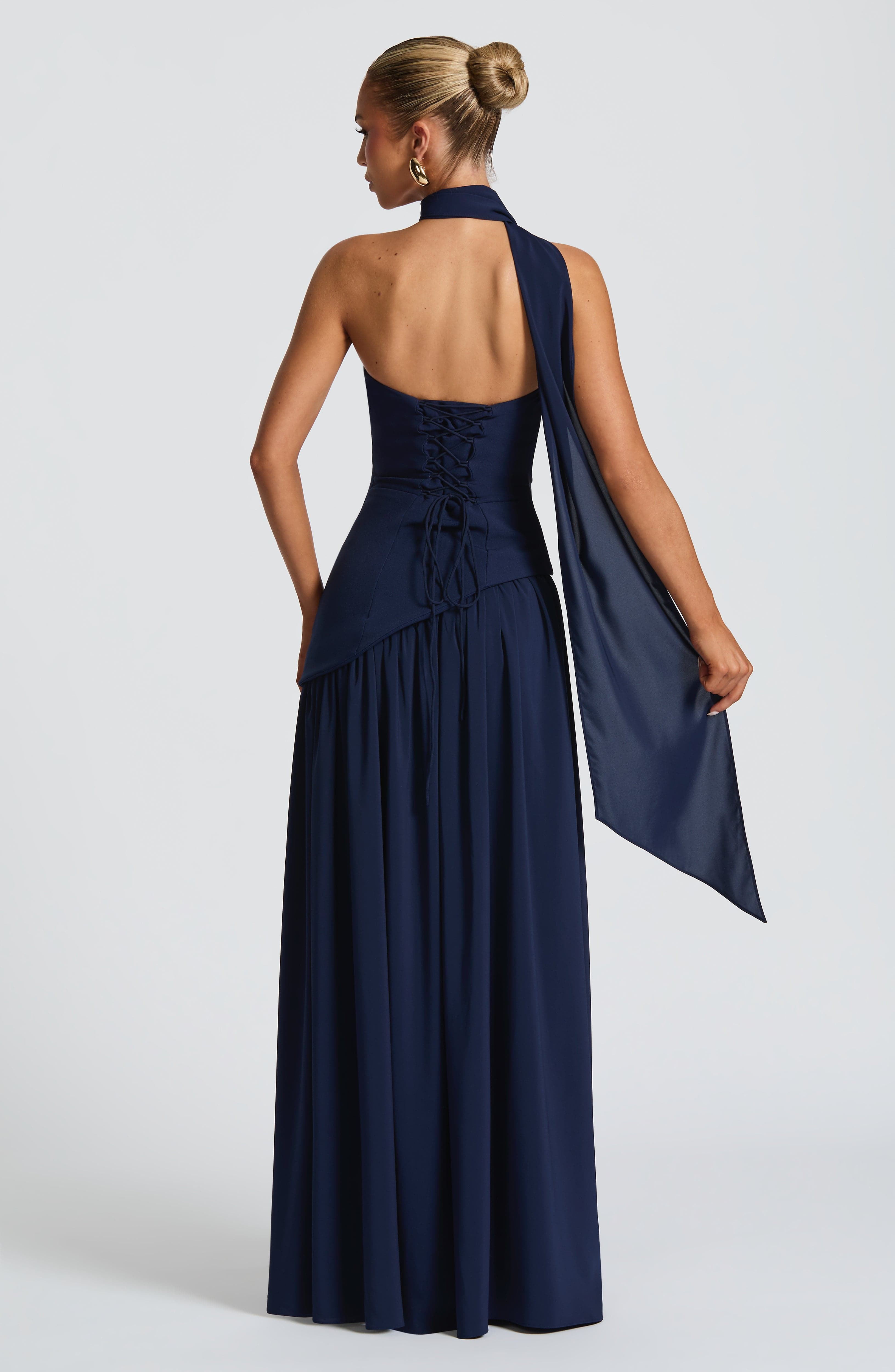 minilena Maliyah Maxi Dress Navy