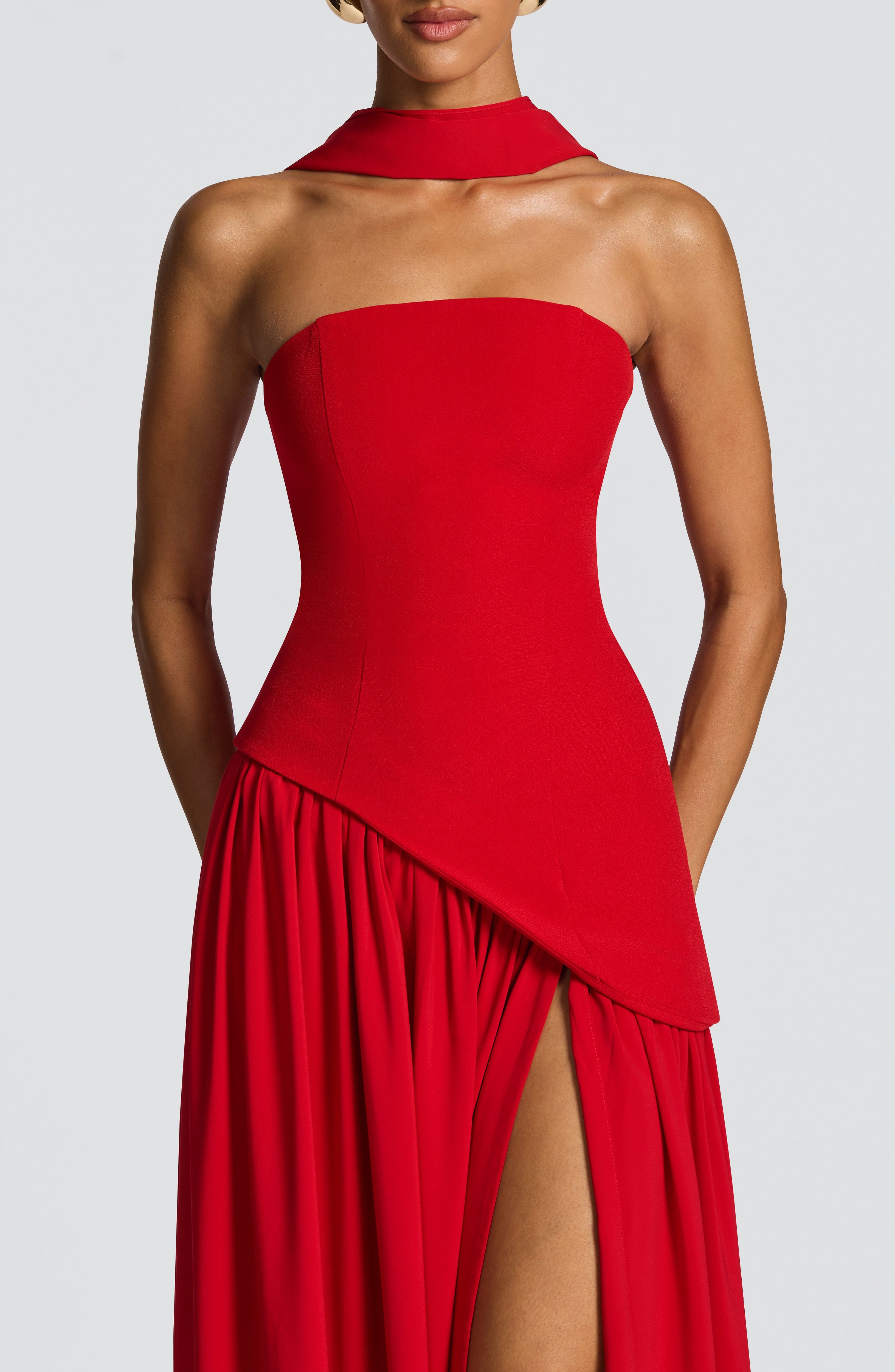 minilena Maliyah Maxi Dress Red