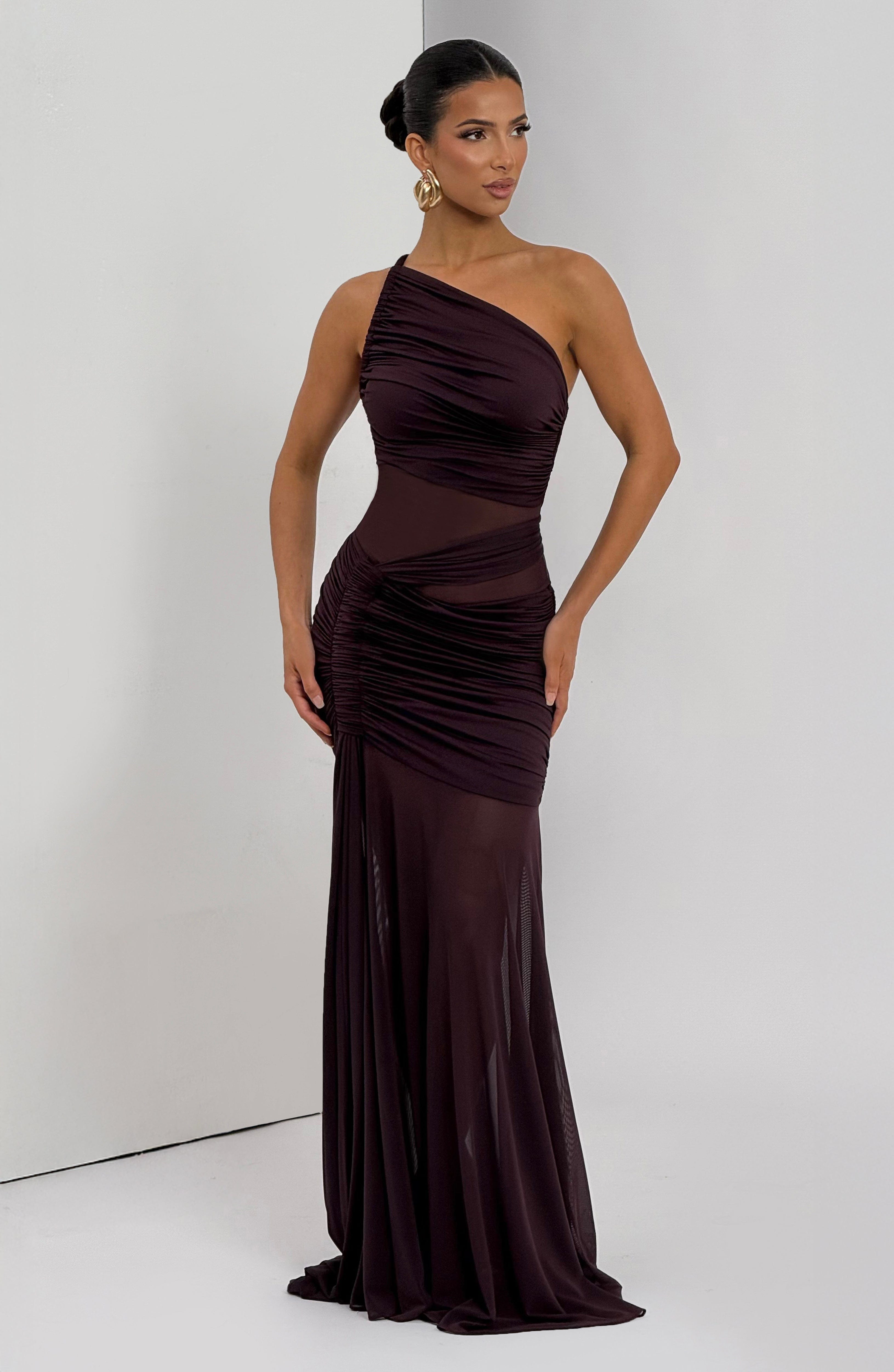 minilena Marianne Maxi Dress Plum