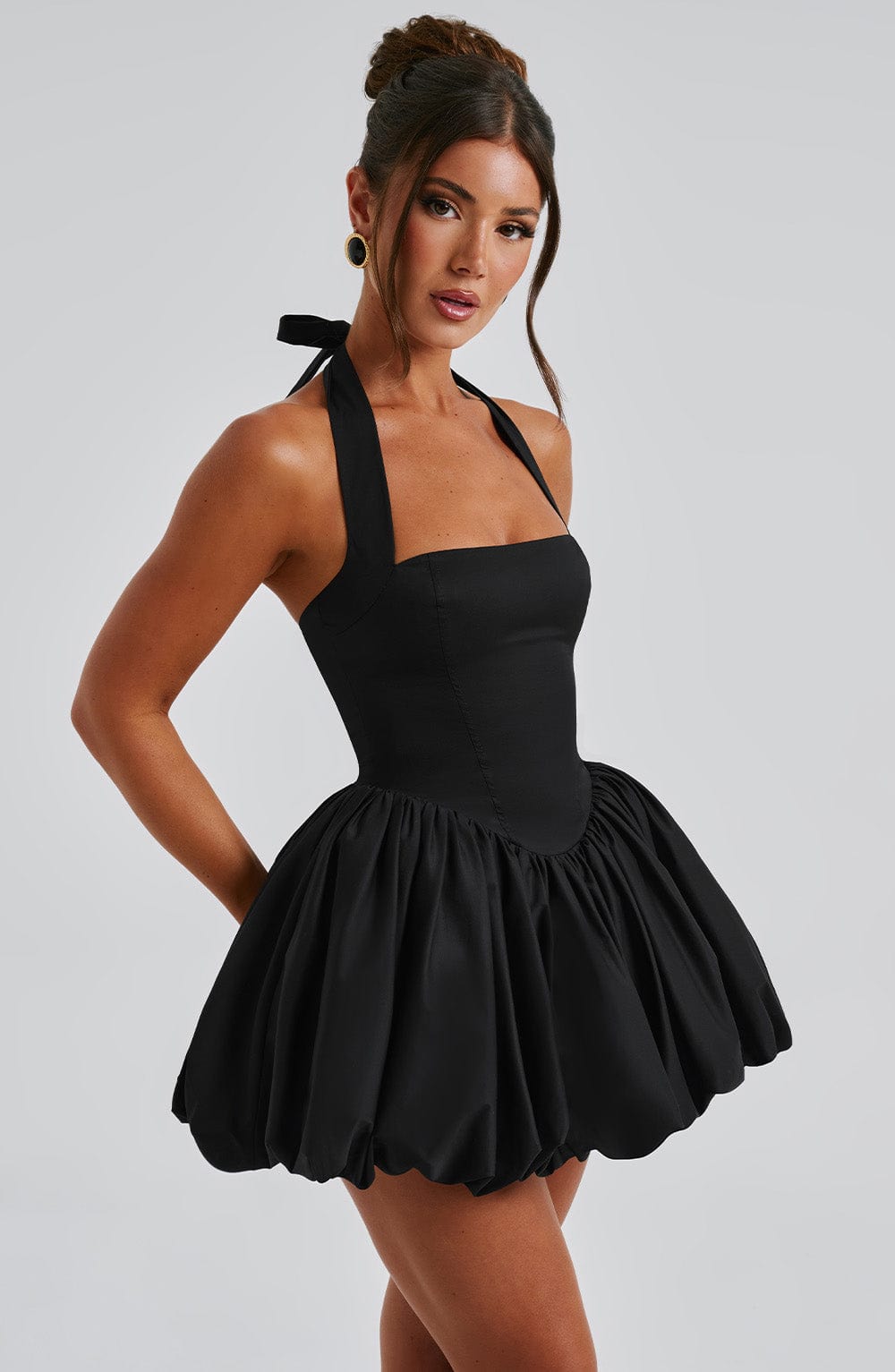 minilena Maricia Mini Dress Black