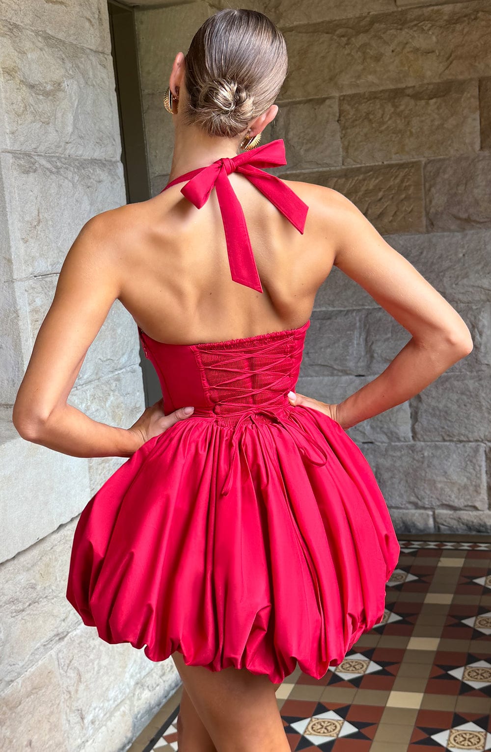minilena Maricia Mini Dress Red