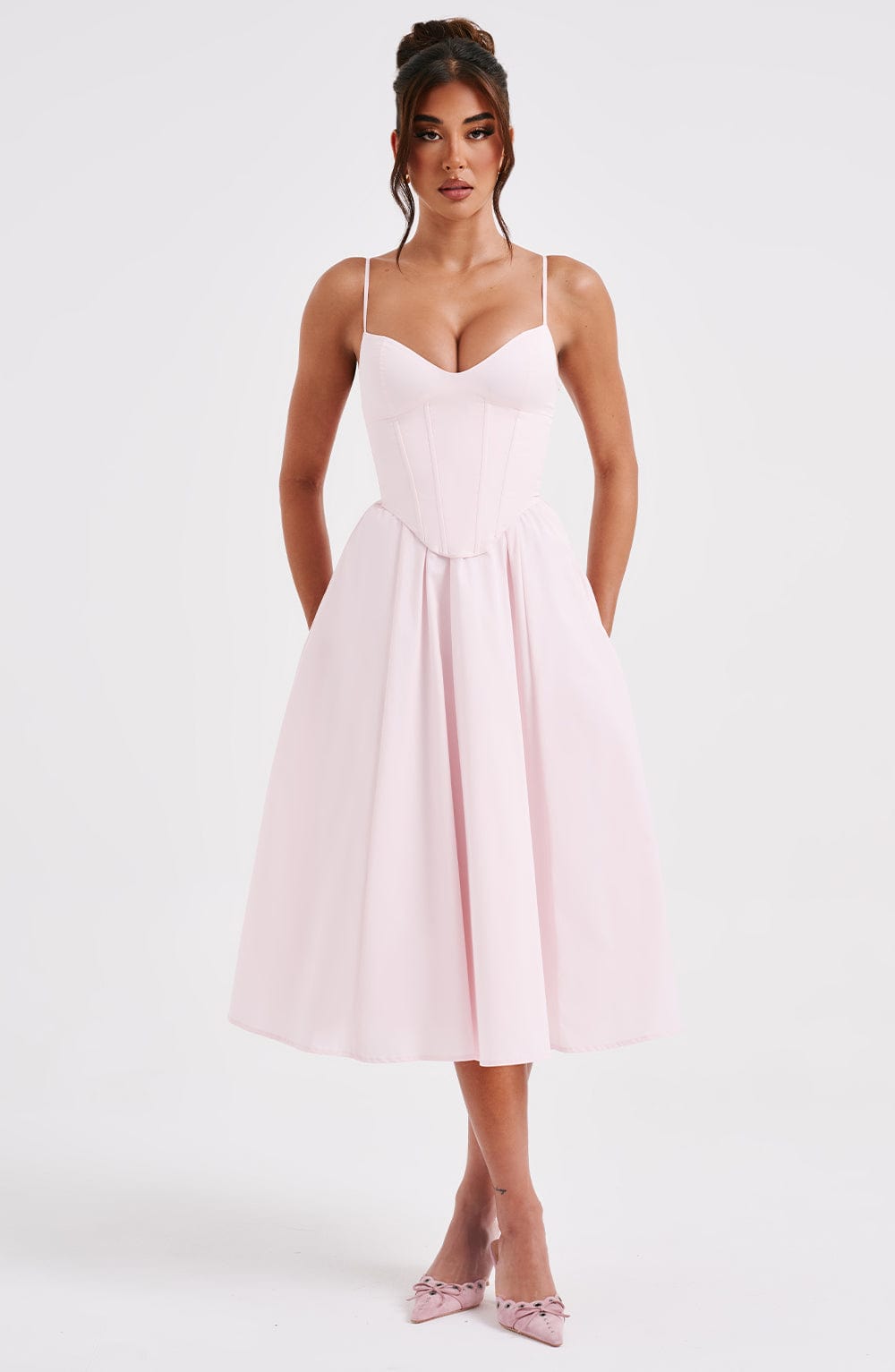 minilena Mariella Midi Dress Blush