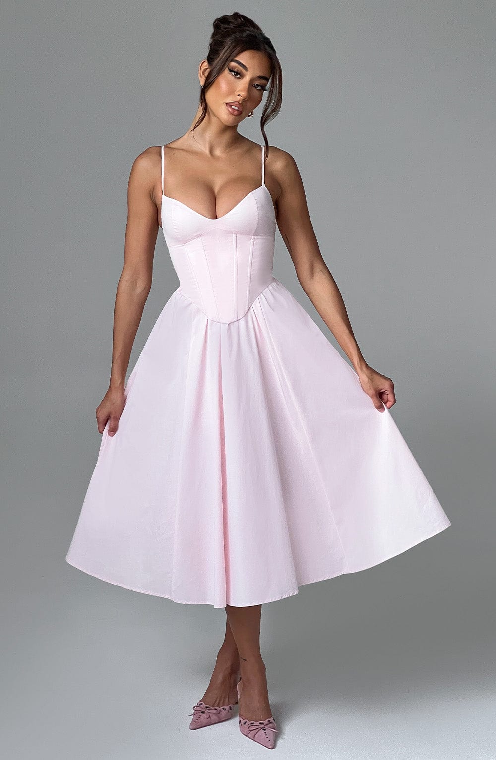 minilena Mariella Midi Dress Blush