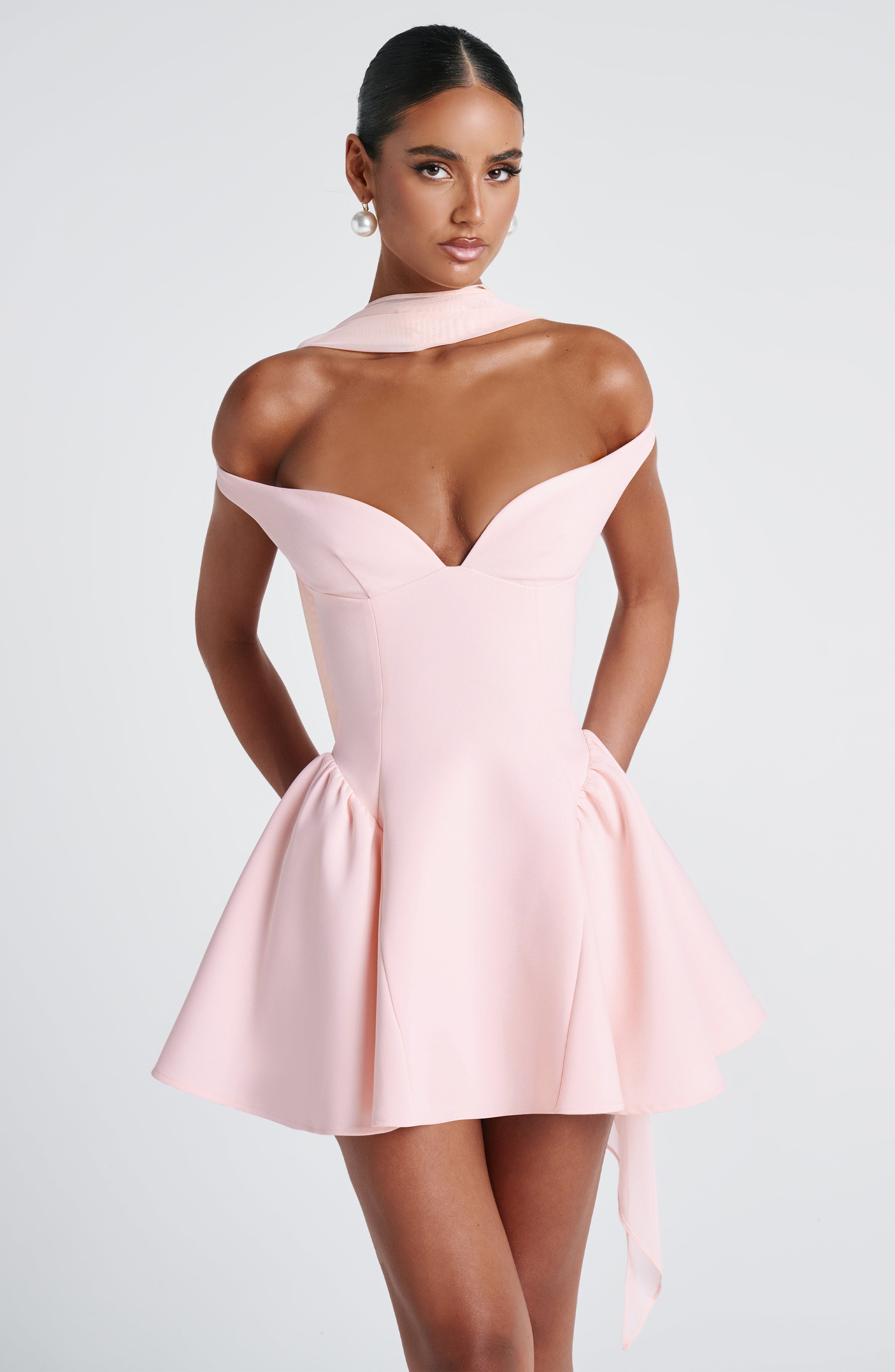 minilena Marla Mini Dress Blush